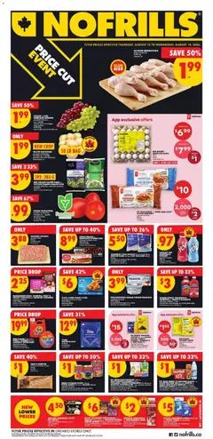 Preview of leaflet No Frills weekly flyer / circulaire from shop No Frills is valid from Aug 13, 2026