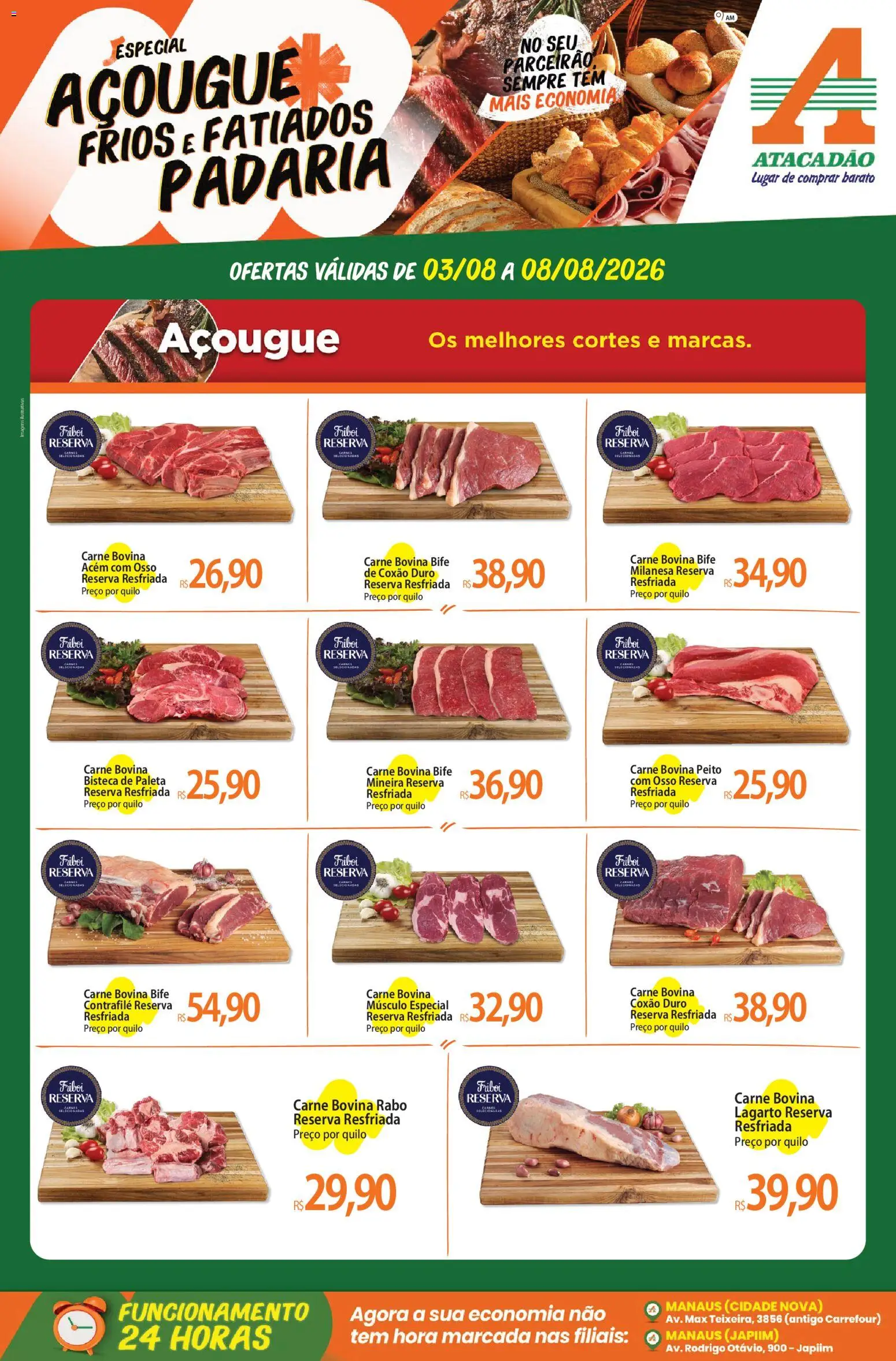 Pré-Visualização do folheto "Atacadão ofertas - AM" da loja Atacadão válido a partir de 03/08/2026