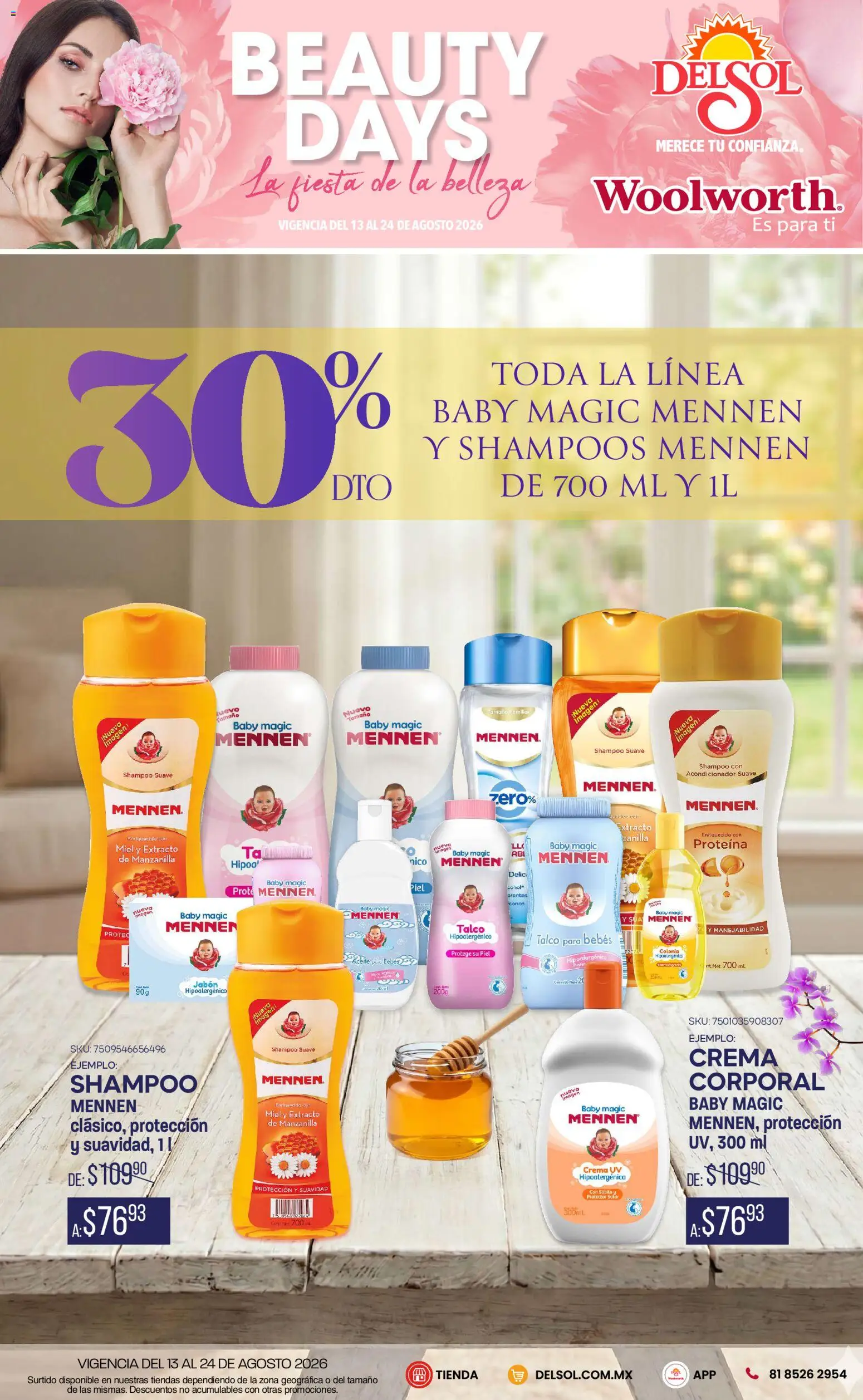 Vista previa las ofertas de la tienda Del Sol y Woolworth - Del Sol y Woolworth catálogo desde el 13/08/2026 