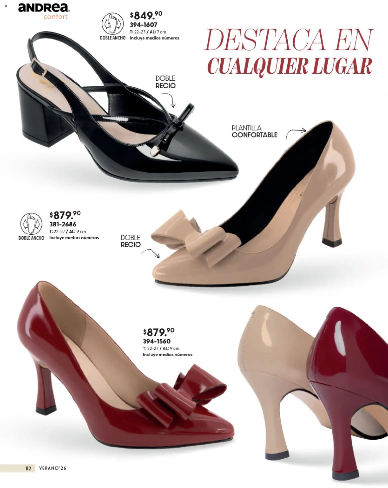 Vista previa las ofertas de la tienda Andrea - Andrea catálogo Calzado Confort desde el 24/05/2026 