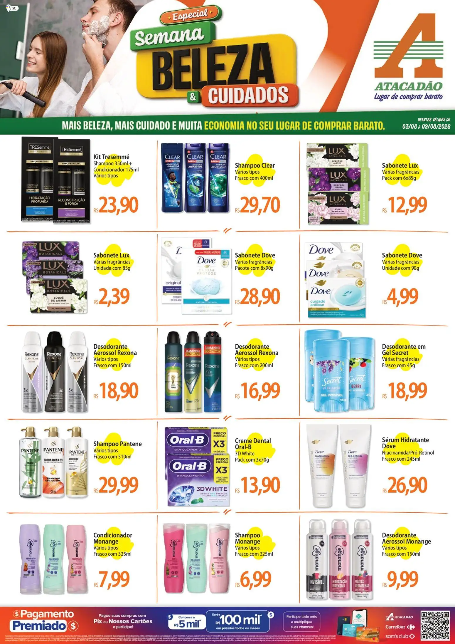 Pré-Visualização do folheto "Atacadão ofertas - SC" da loja Atacadão válido a partir de 03/08/2026