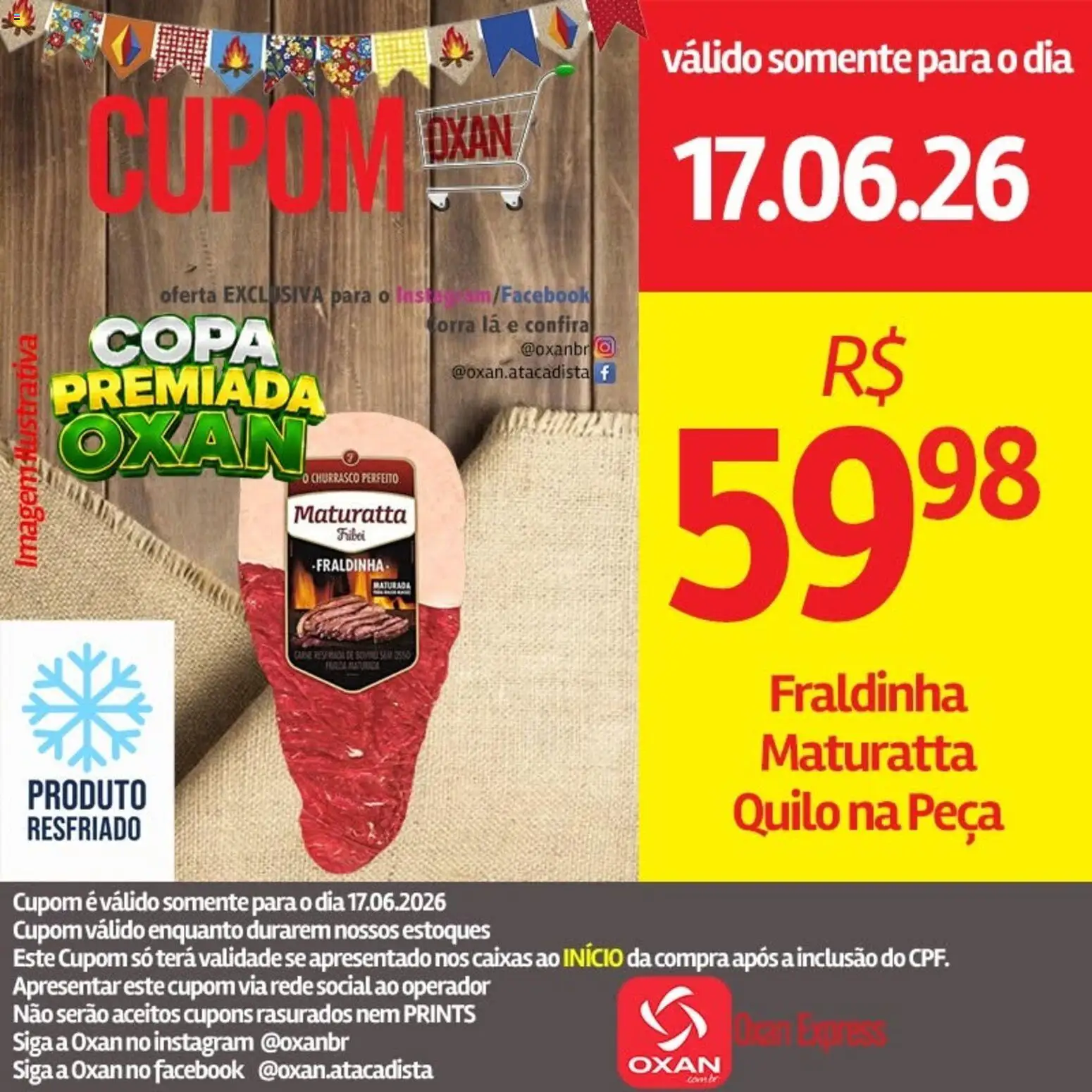 Pré-Visualização do folheto "Oxan Atacadista - Ofertas da semana" da loja Oxan Atacadista válido a partir de 17/06/2026