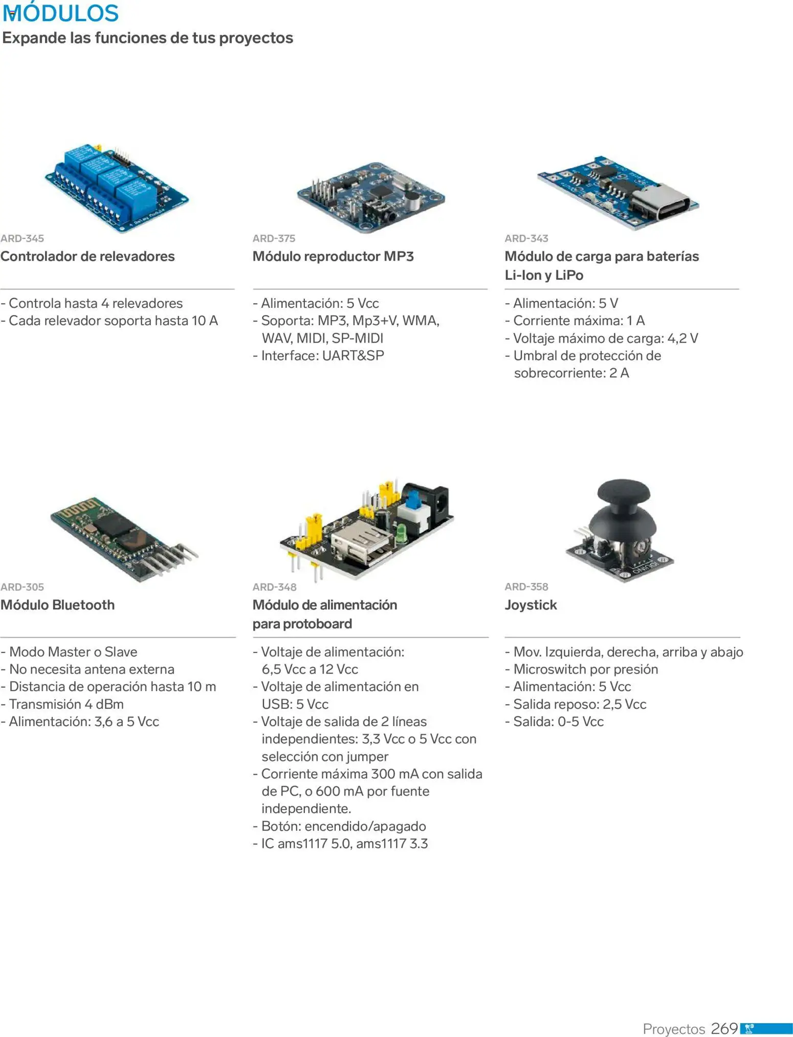 Vista previa las ofertas de la tienda Steren - Catálogo desde el 01/01/2026 - Mp3, Fuente, Usb, Jumper, Joystick, Antena, Reproductor