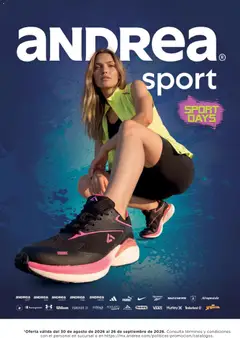 Vista previa las ofertas de la tienda Andrea - Andrea catálogo Sport desde el 30/08/2026 