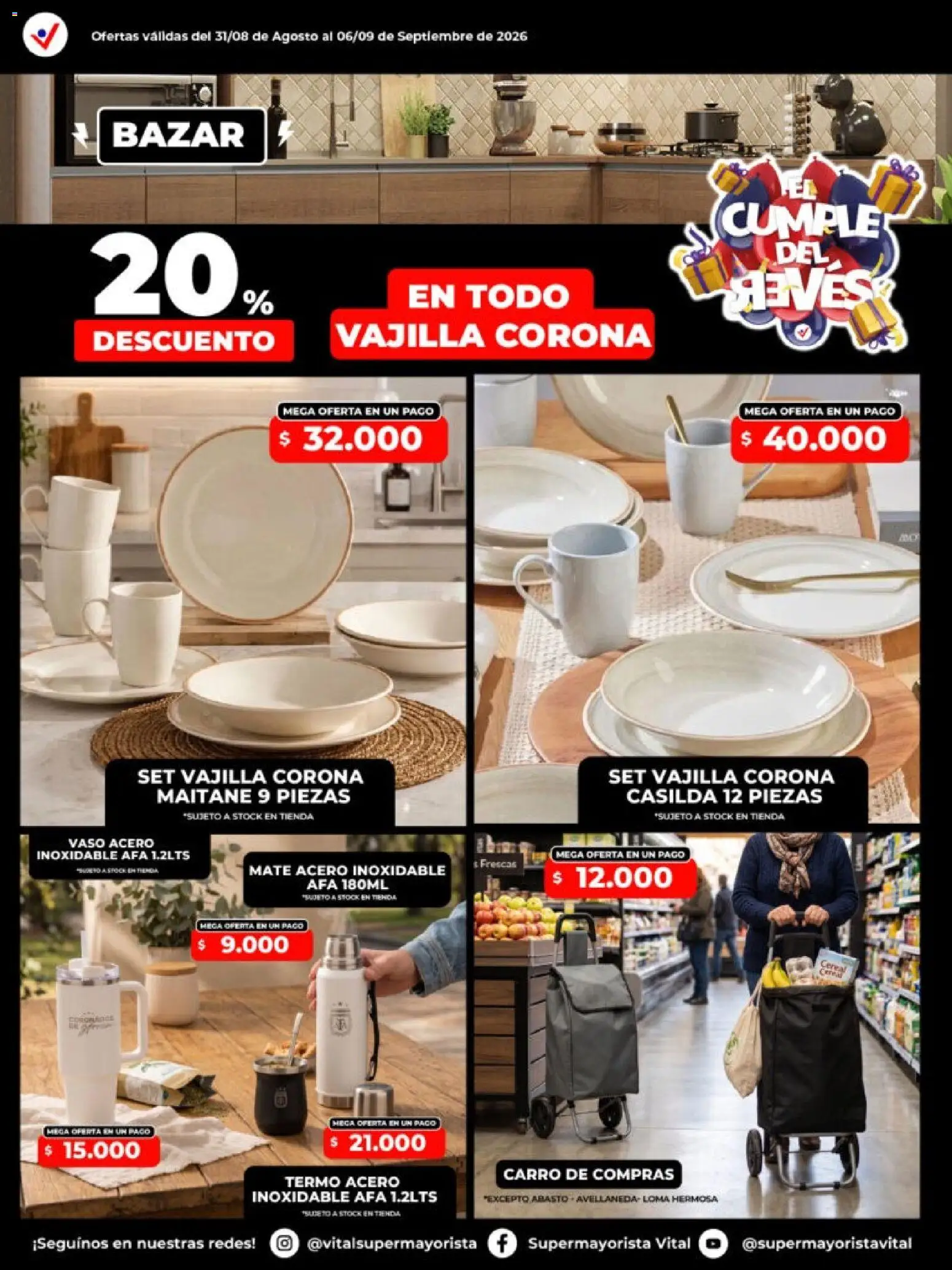 Vista previa del folleto de la tienda Vital válido desde el 31/08/2026 
