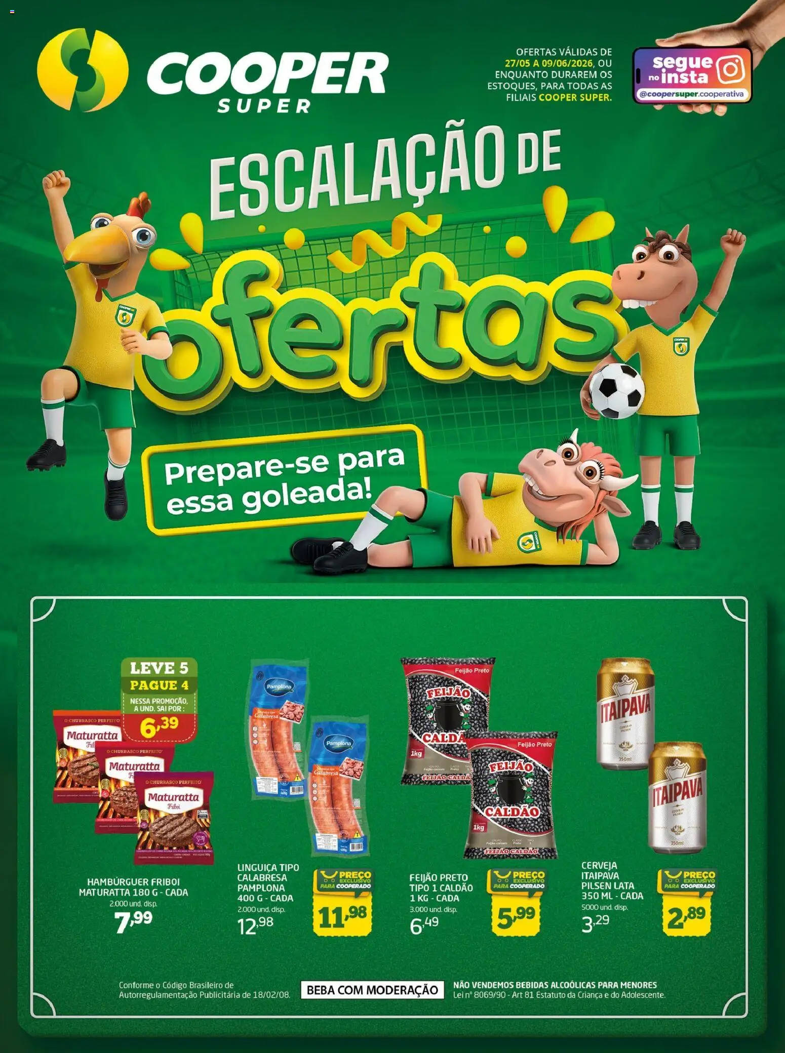 Pré-Visualização do folheto "Cooper ofertas Quinzenal" da loja Cooper válido a partir de 27/05/2026