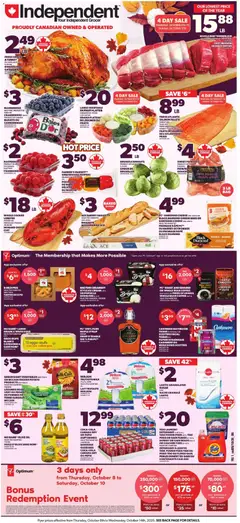 Preview of leaflet Independent Grocer weekly flyer / circulaire from shop Independent Grocer is valid from Oct 08, 2026