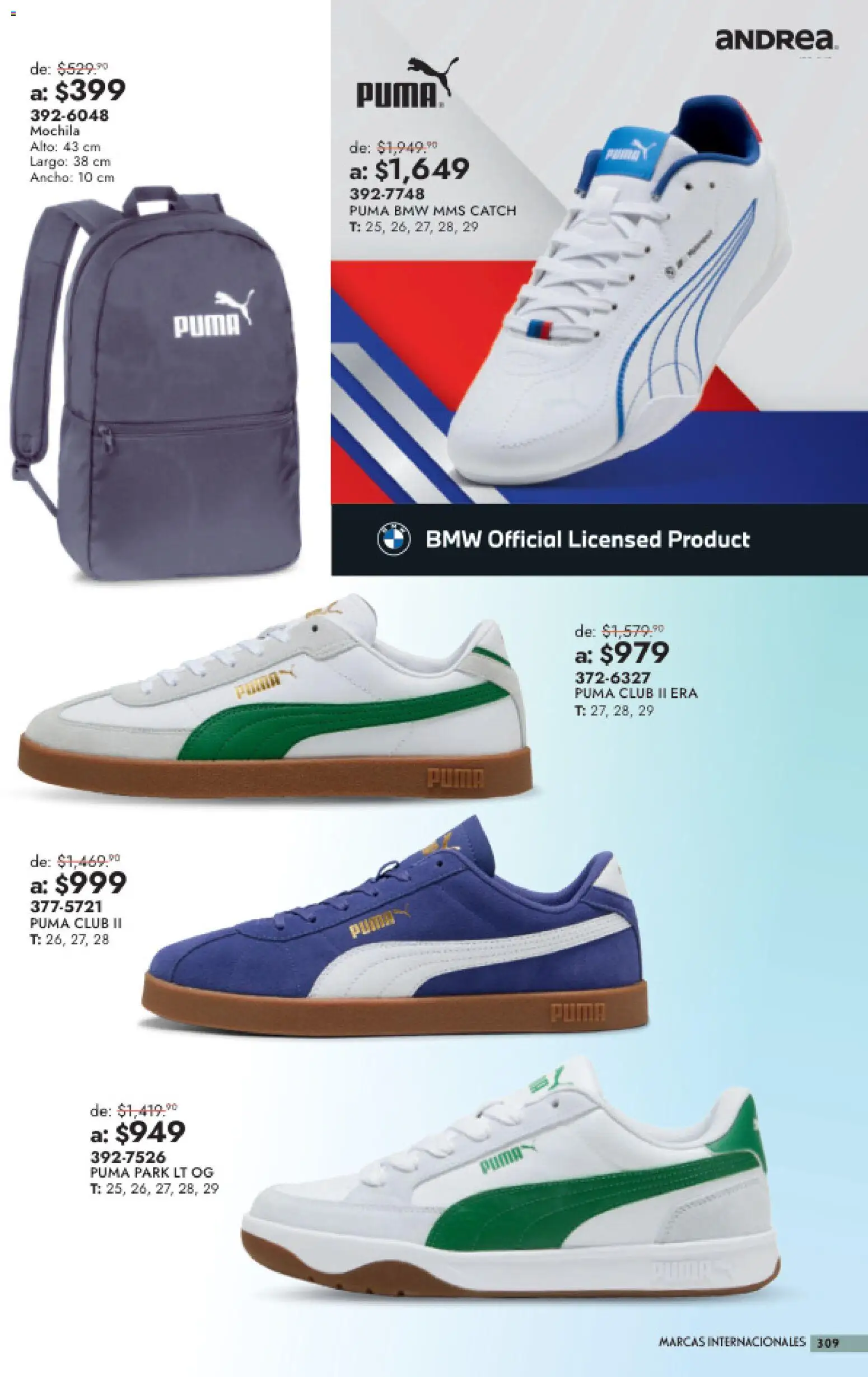 Vista previa las ofertas de la tienda Andrea - Andrea catálogo Outlet desde el 26/07/2026 