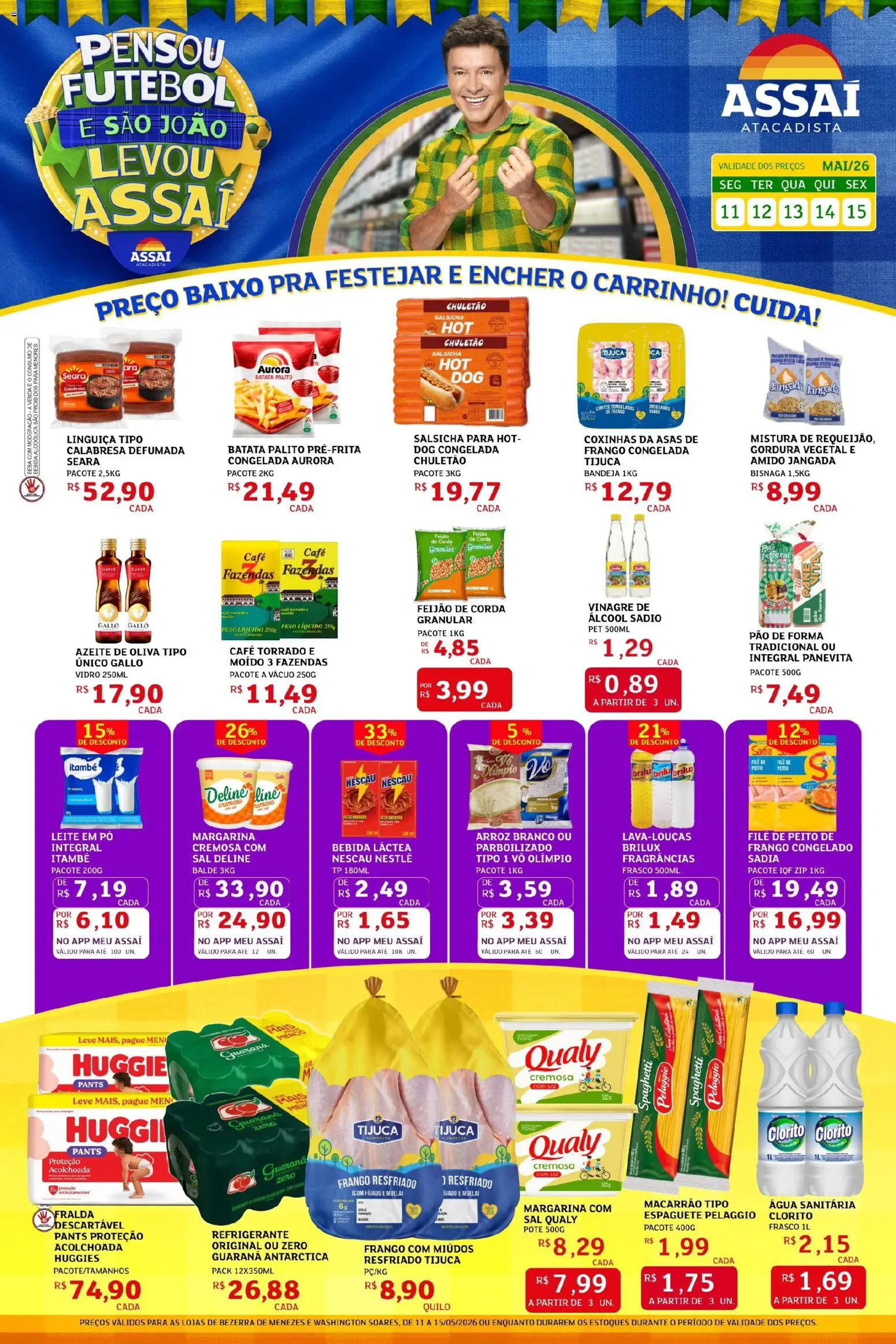 Pré-Visualização do folheto "Assaí Atacadista ofertas - CE" da loja Assaí Atacadista válido a partir de 11/05/2026