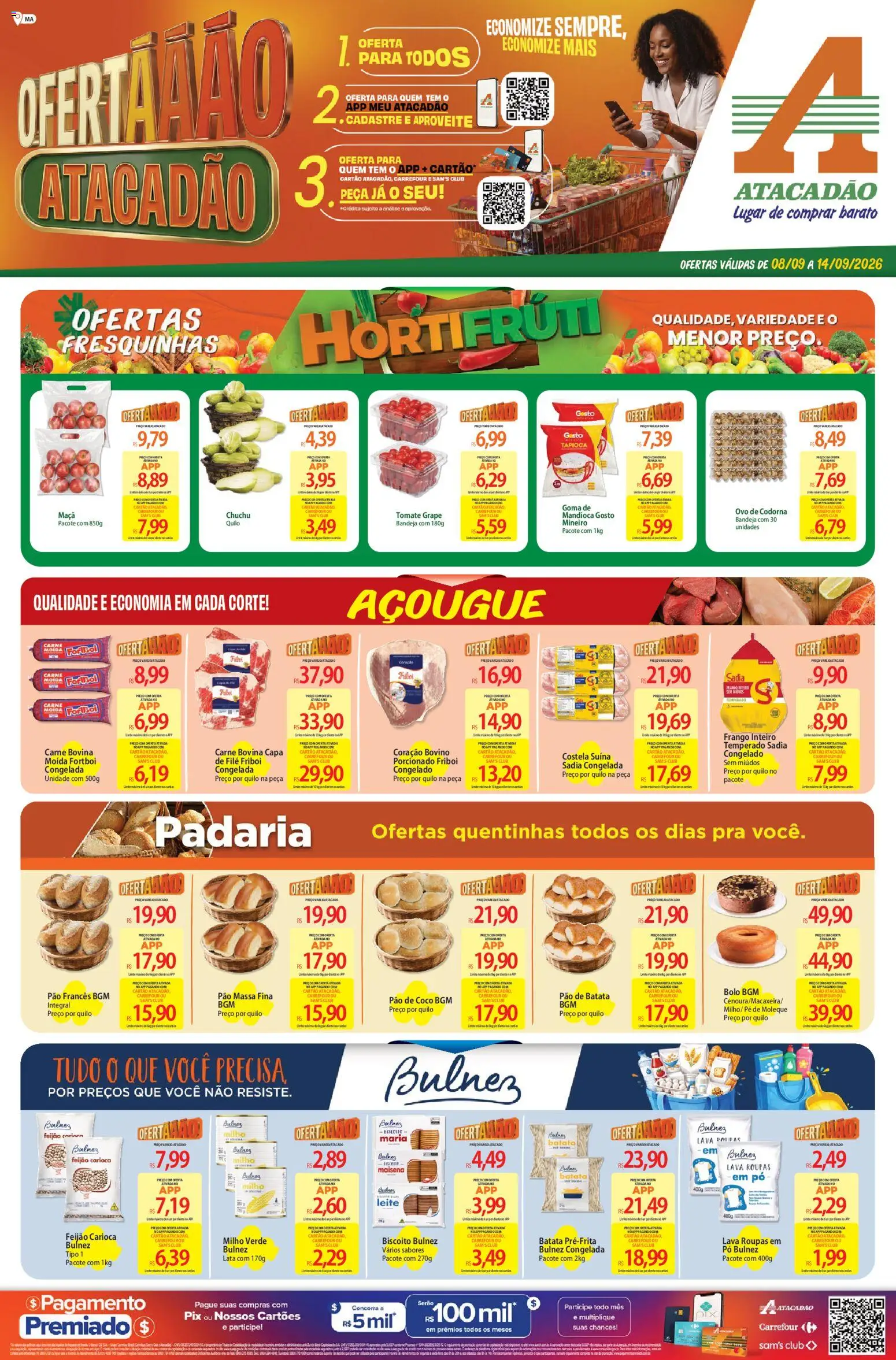 Pré-Visualização do folheto "Atacadão ofertas - MA" da loja Atacadão válido a partir de 08/09/2026