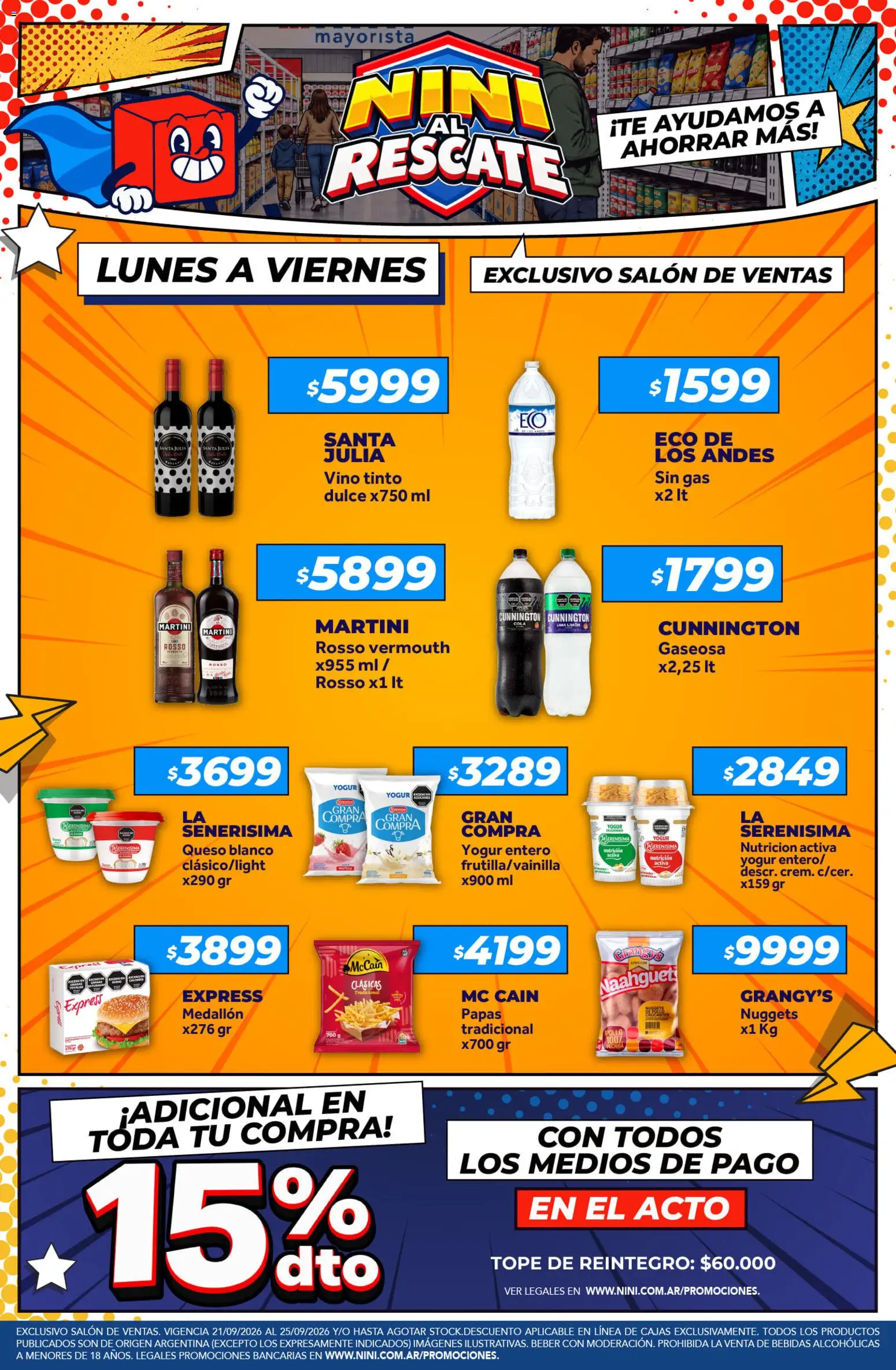 Vista previa del folleto de la tienda NINI Mayorista válido desde el 21/09/2026 