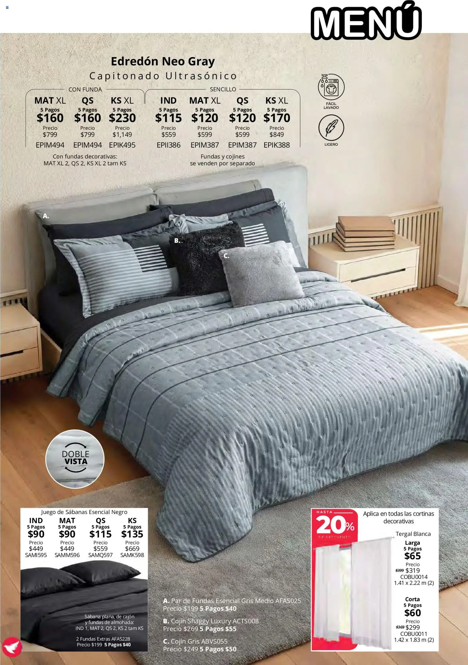 Vista previa las ofertas de la tienda Colchas Concord - Colchas Concord catálogo desde el 15/10/2026 