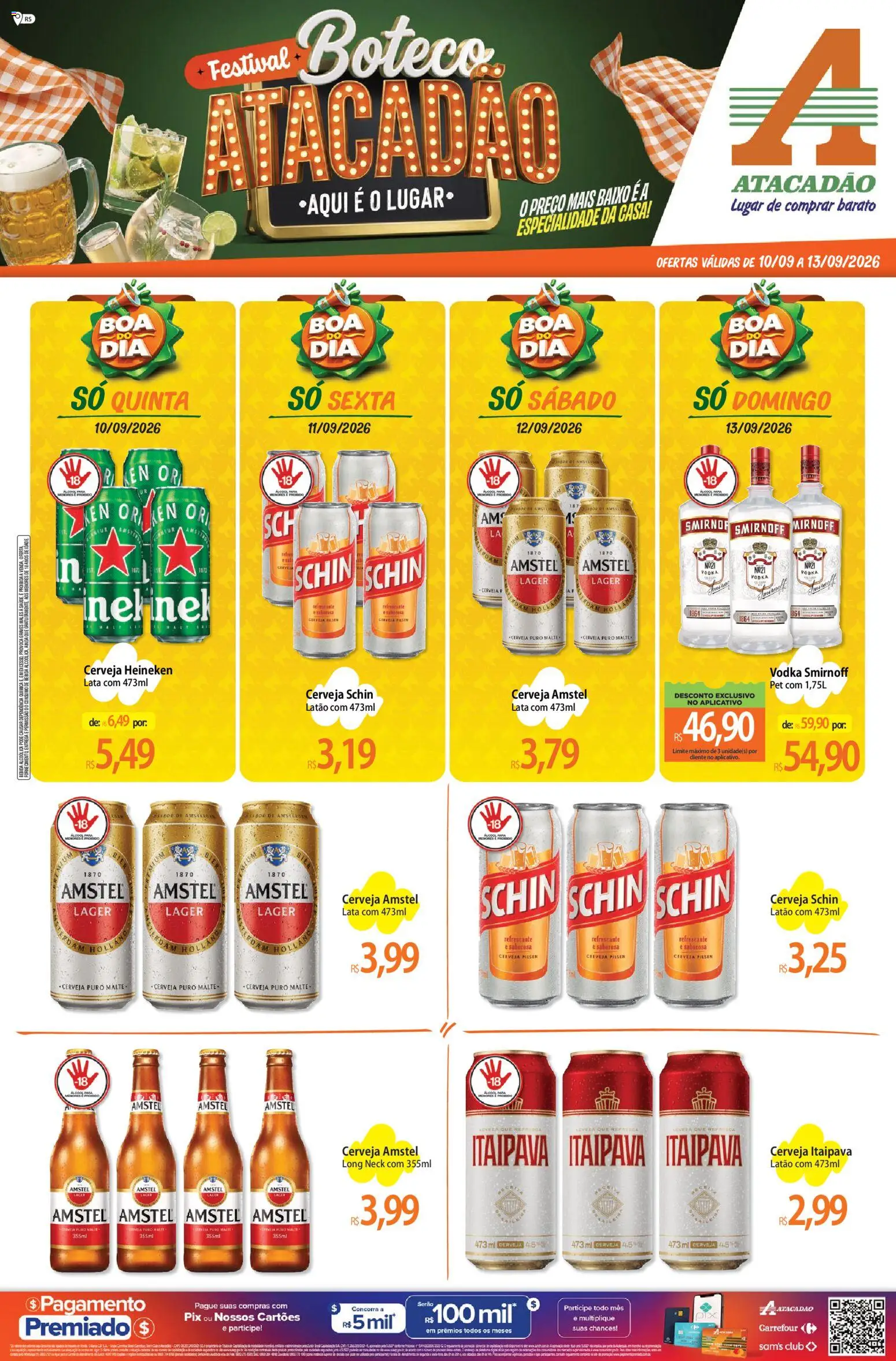 Pré-Visualização do folheto "Atacadão ofertas - RS" da loja Atacadão válido a partir de 10/09/2026