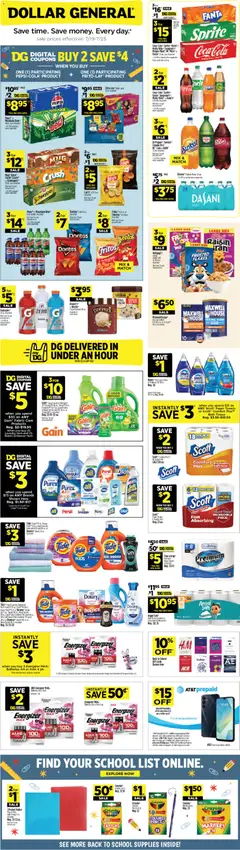 Ad Preview of Dollar General Dollar General Weekly Ad - TX from 07/19/2026