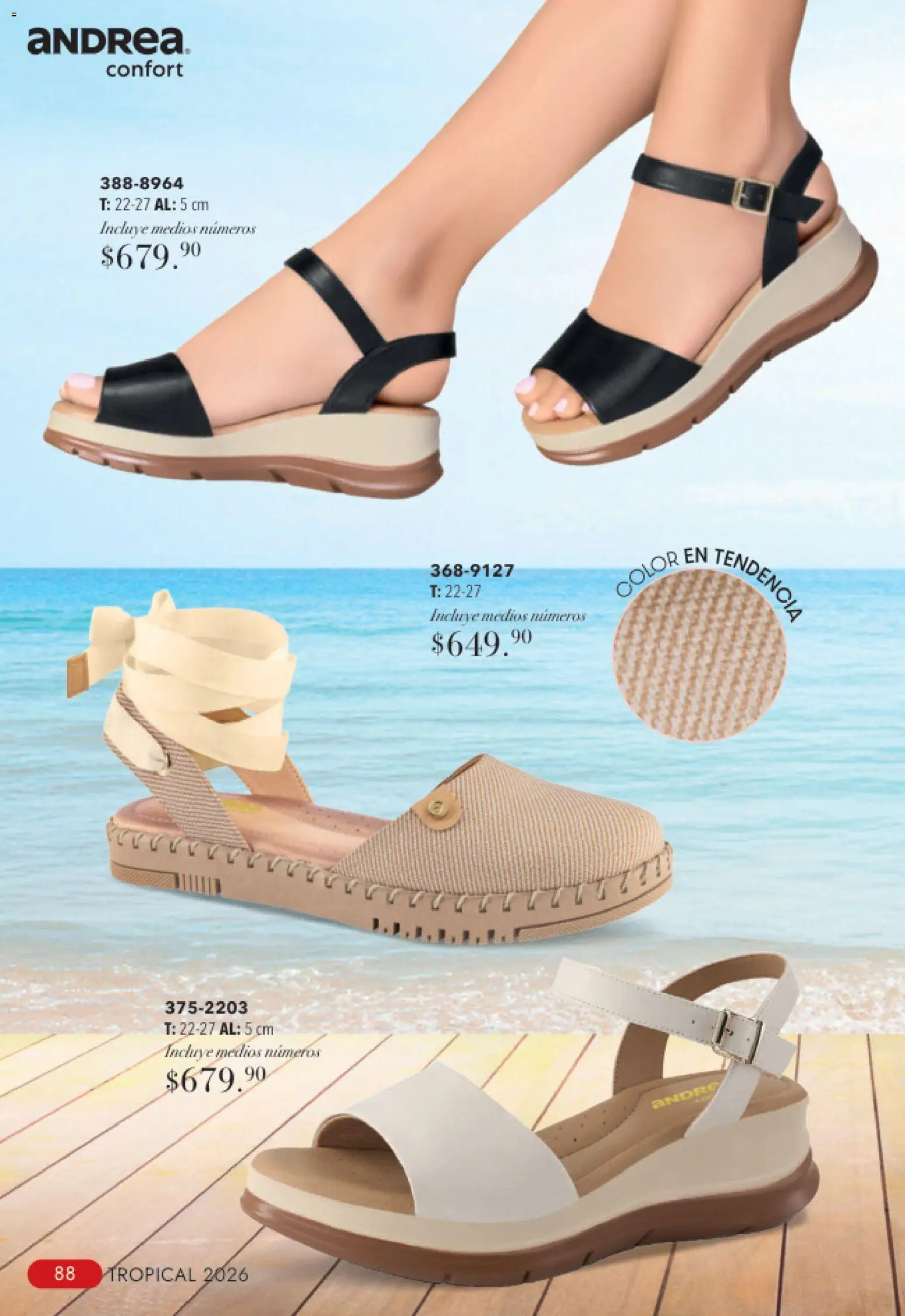 Vista previa las ofertas de la tienda Andrea - Andrea catálogo Tropical desde el 23/08/2026 