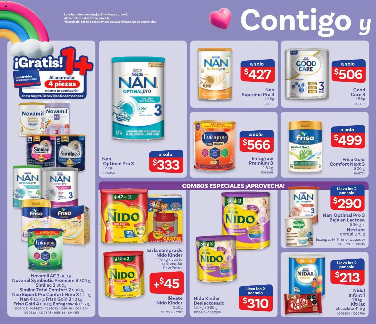 Vista previa las ofertas de la tienda Farmacia Benavides - Farmacia Benavides catálogo desde el 01/09/2026 