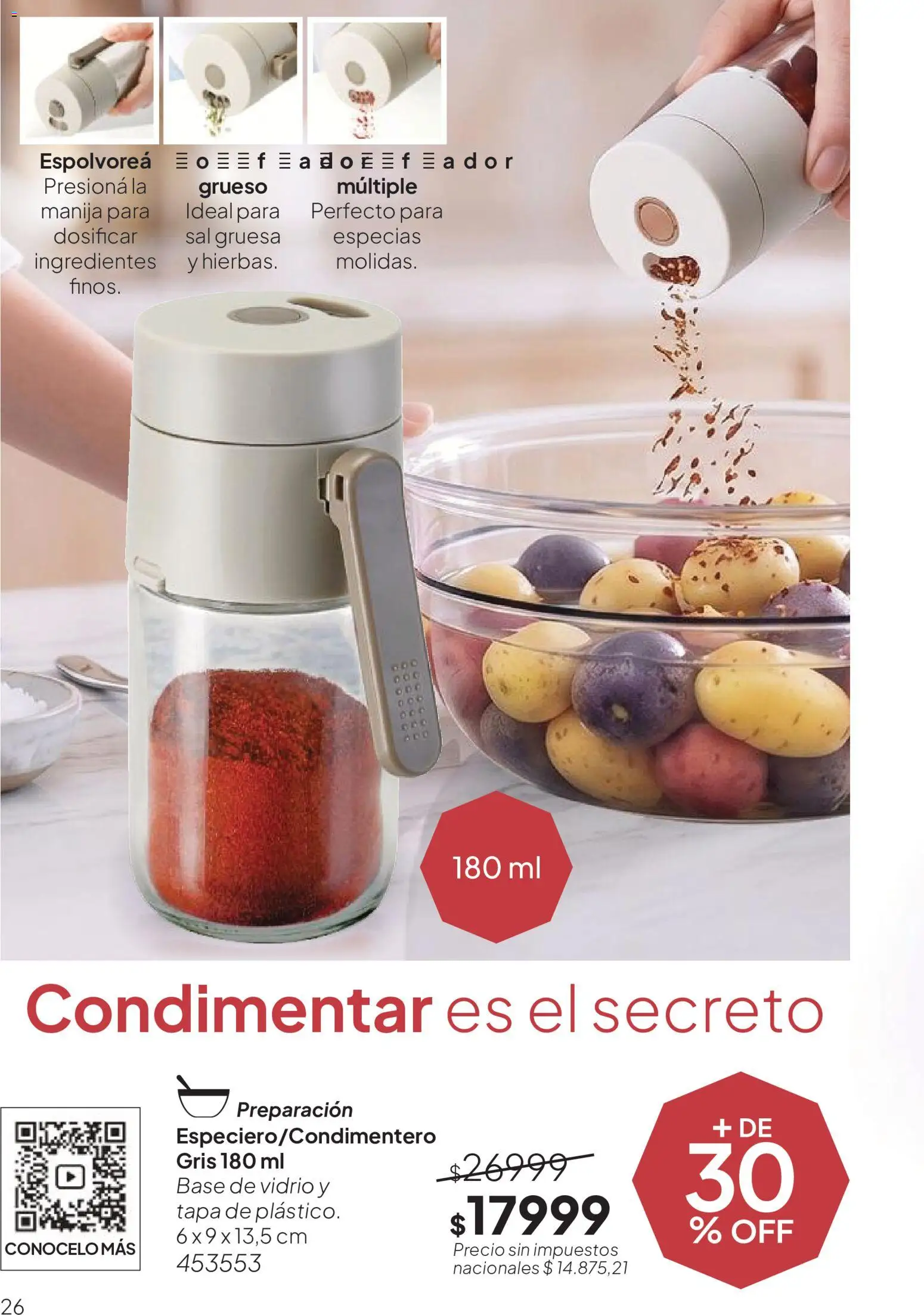 Vista previa del folleto de la tienda Tupperware válido desde el 12/10/2026 