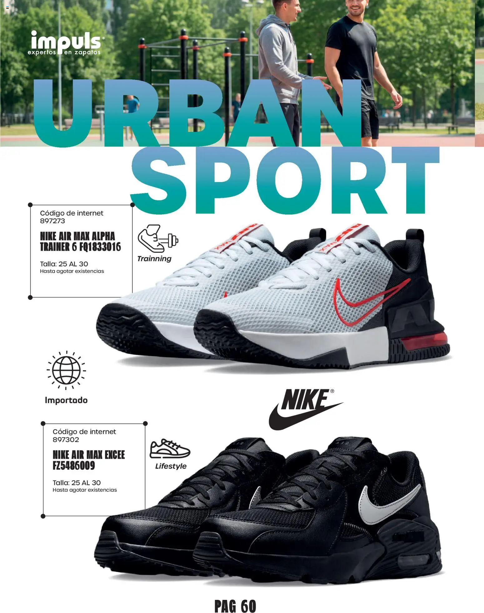 Vista previa las ofertas de la tienda Impuls - Impuls catálogo Urban Sport desde el 01/09/2026 - Zapatos