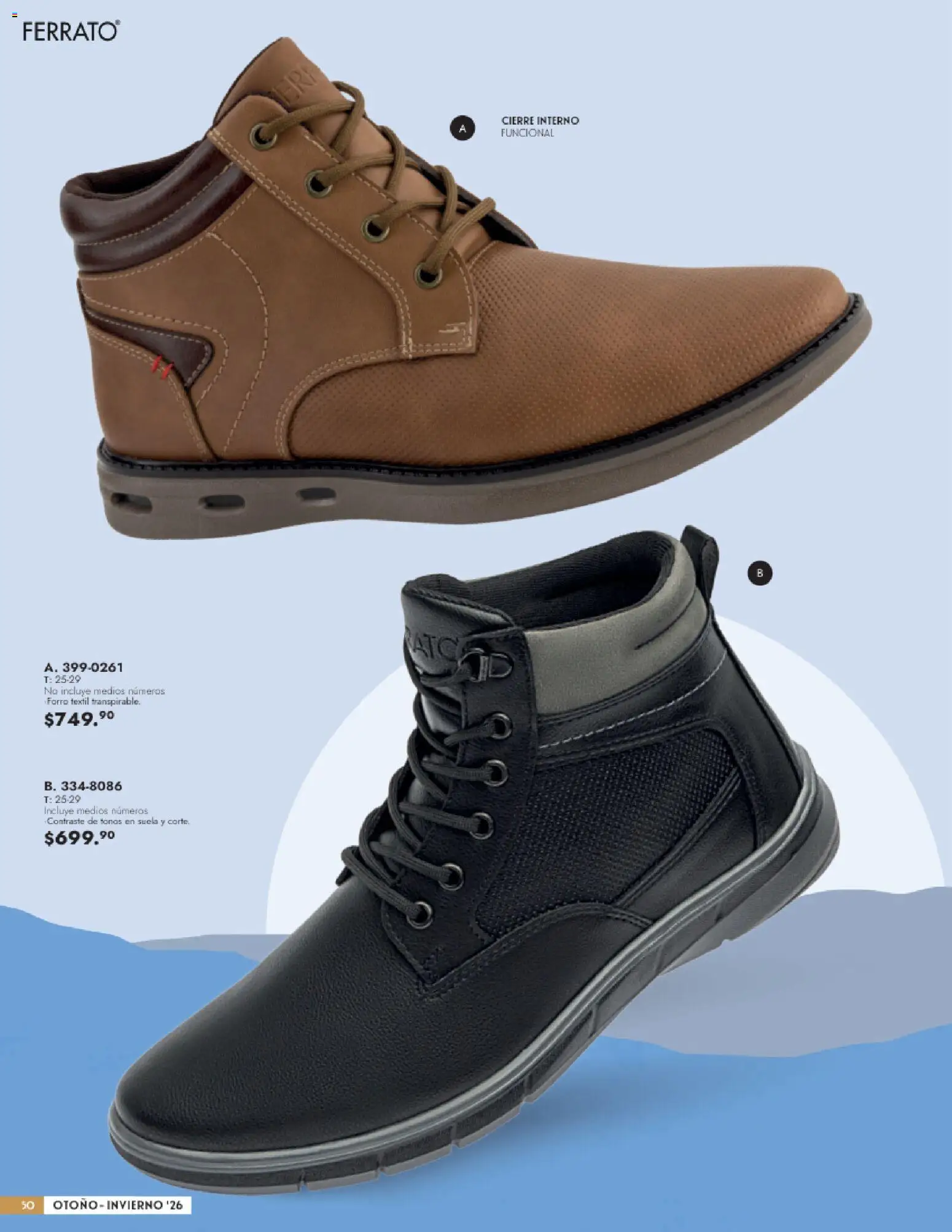 Vista previa las ofertas de la tienda Andrea - Andrea catálogo Calzado Caballero desde el 23/08/2026 