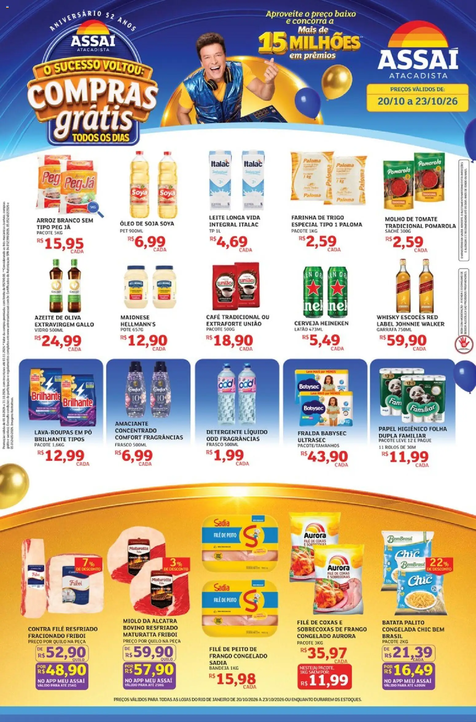 Pré-Visualização do folheto "Assaí Atacadista ofertas - RJ" da loja Assaí Atacadista válido a partir de 20/10/2026