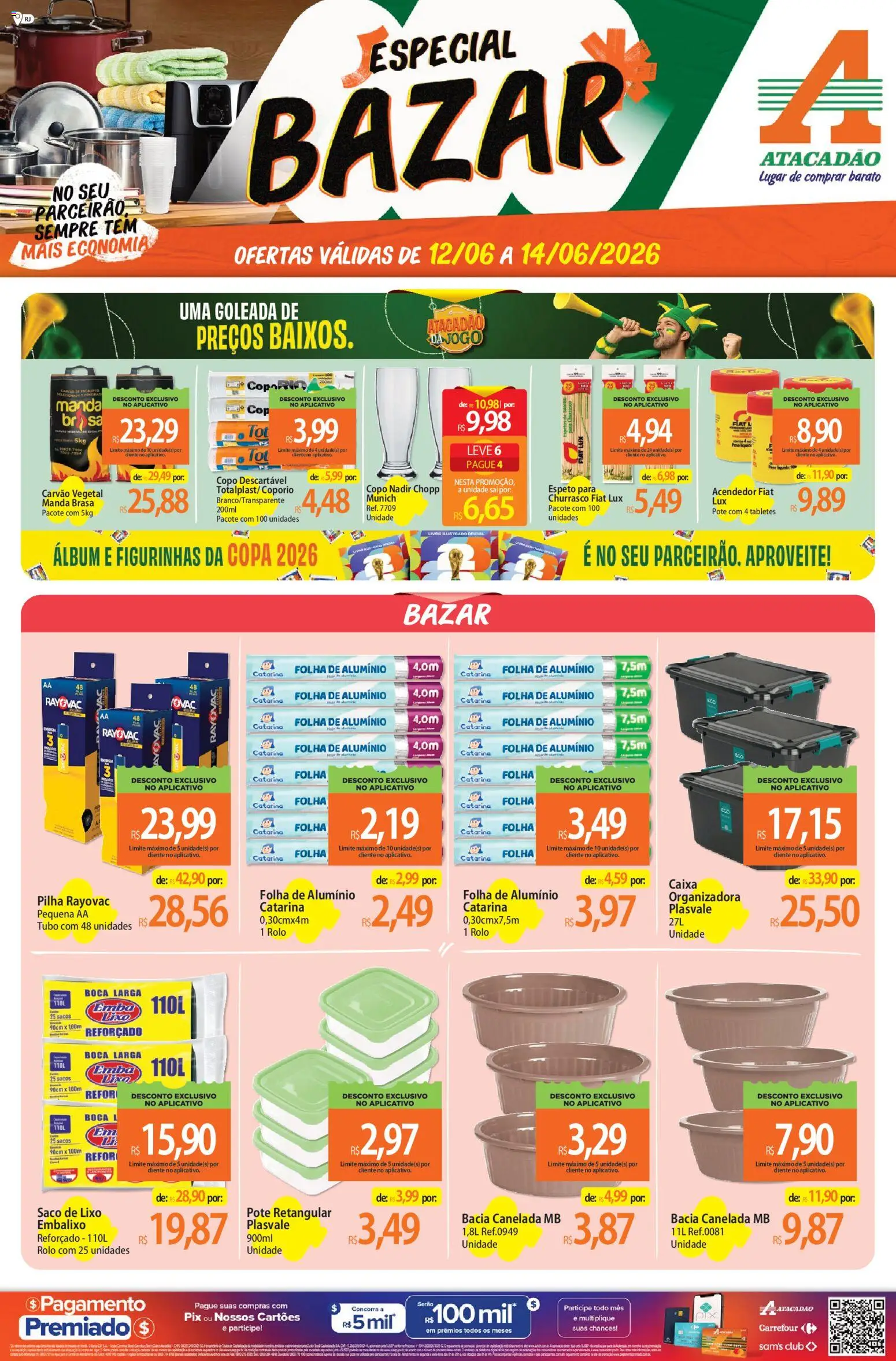Pré-Visualização do folheto "Atacadão ofertas - RJ" da loja Atacadão válido a partir de 12/06/2026