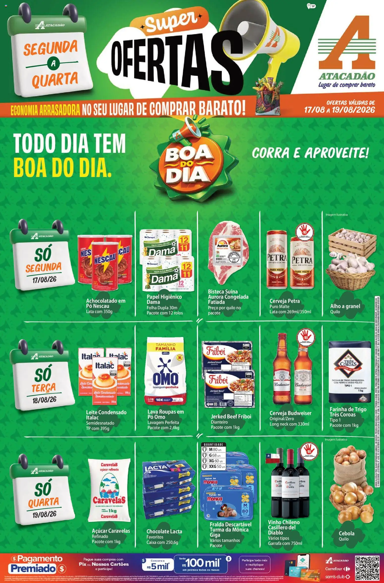 Pré-Visualização do folheto "Atacadão ofertas - SP" da loja Atacadão válido a partir de 17/08/2026