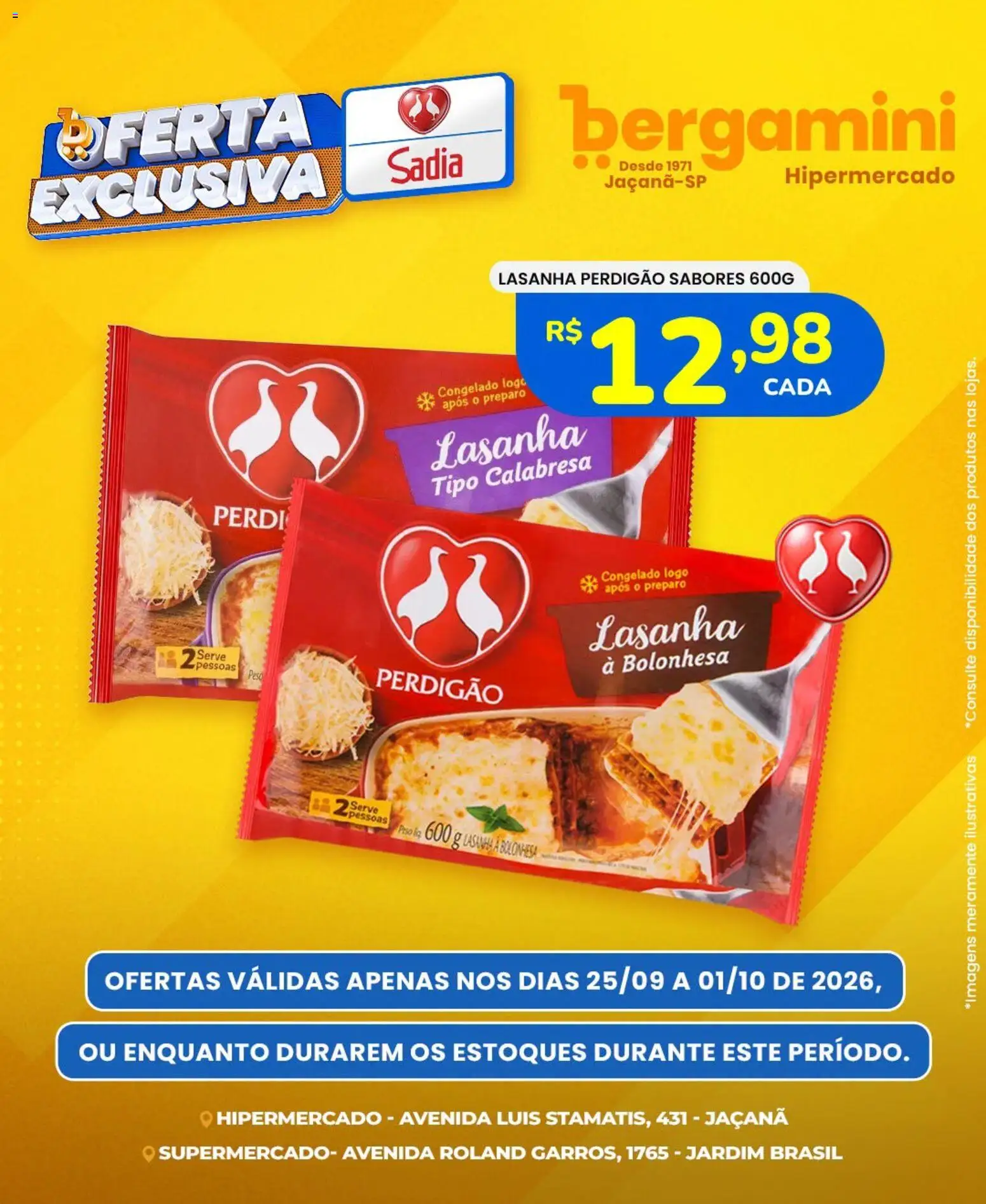 Ofertas Supermercado Bergamini ofertas Sadia e a Perdigão até 01/10/2026. - Página 5