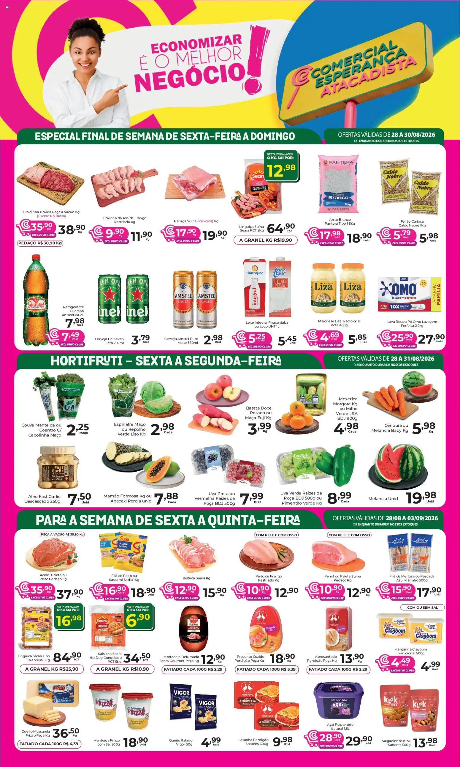 Pré-Visualização do folheto "Comercial Esperança - Ofertas da semana" da loja Comercial Esperança válido a partir de 28/08/2026