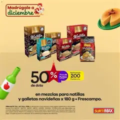  Vista previa del prospecto Surtimax catálogo Madrúgale a diciembre del almacen Surtimax válida del 30/10/2026 al 02/11/2026