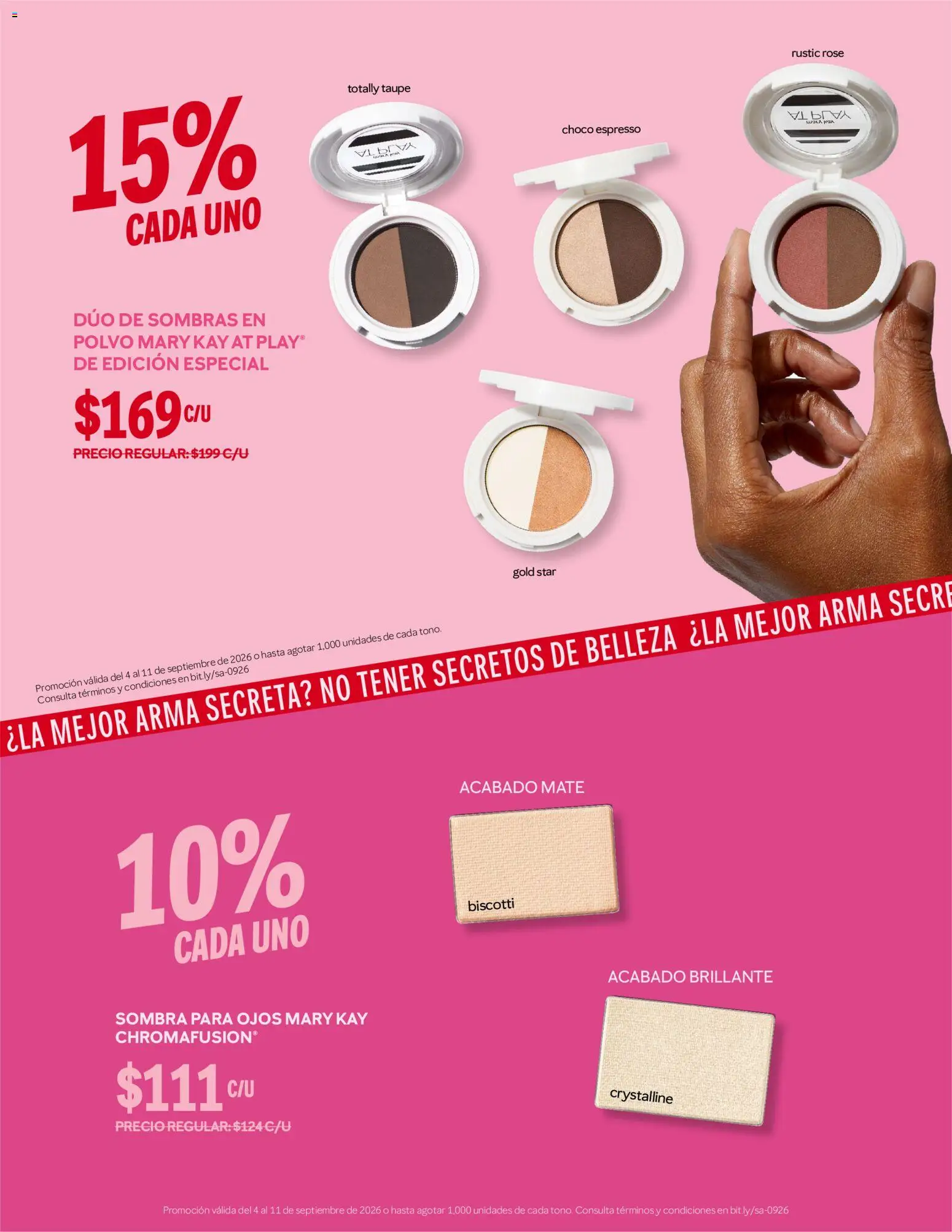 Vista previa las ofertas de la tienda Mary Kay - Catálogo Mary Kay Súper promociones desde el 04/09/2026 