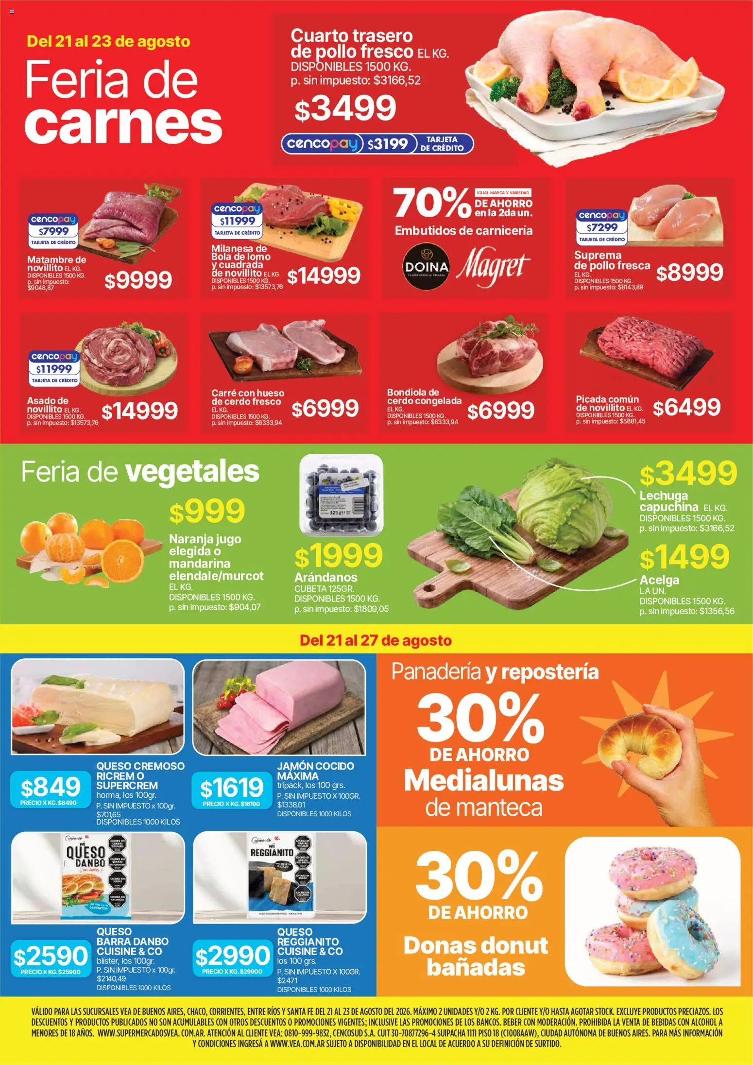 Vista previa del folleto de la tienda Vea válido desde el 21/08/2026 