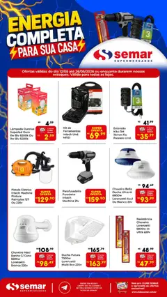Pré-Visualização do folheto "Semar Supermercado ofertas Para Sua Casa" da loja Semar Supermercado válido a partir de 12/05/2026