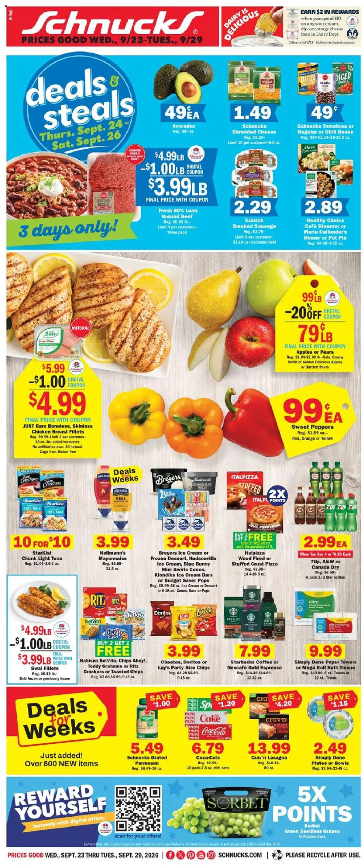 Ad Preview of Schnucks Schnucks Weekly Ad from 09/23/2026