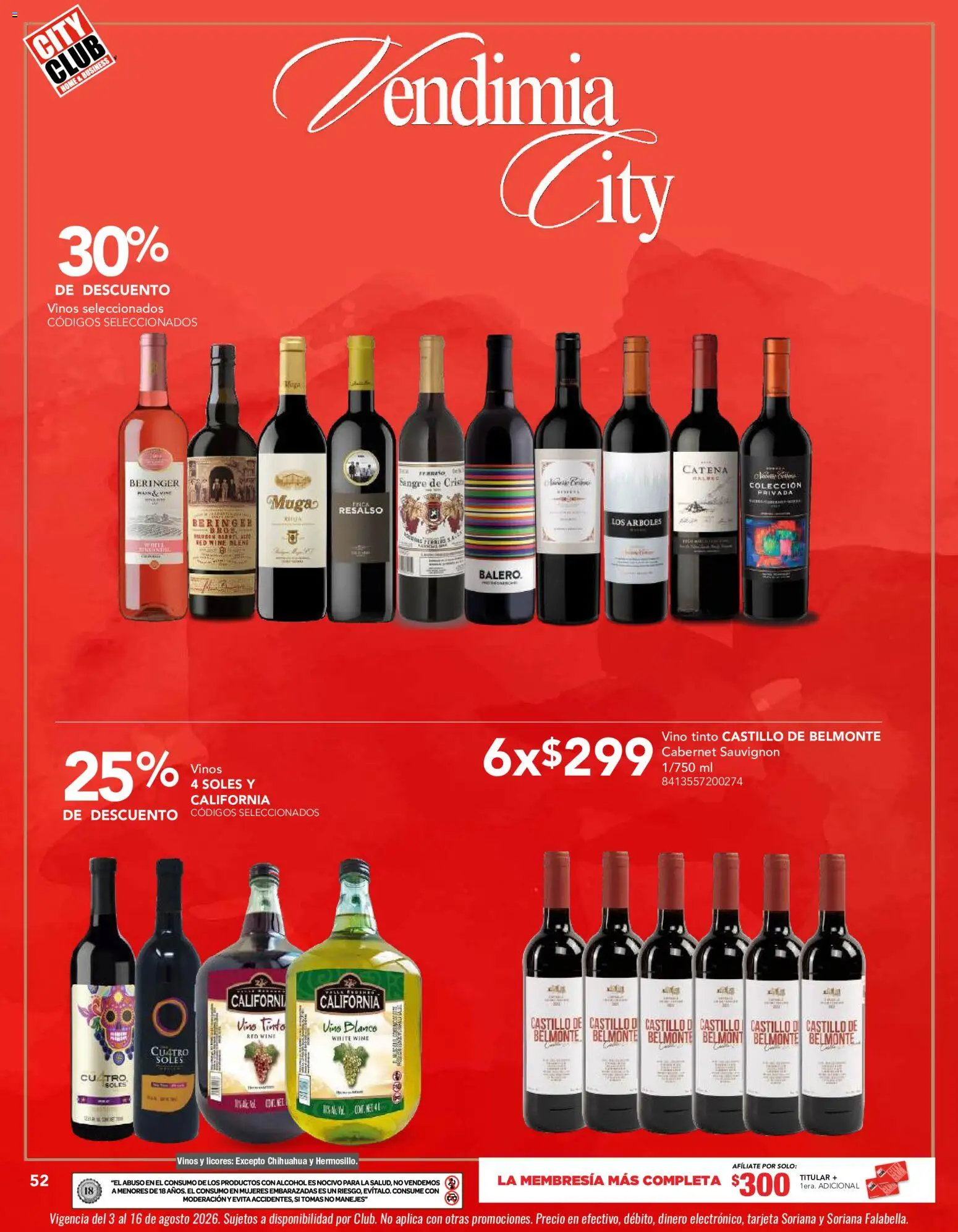 Vista previa las ofertas de la tienda City Club - City Club catálogo desde el 03/08/2026 
