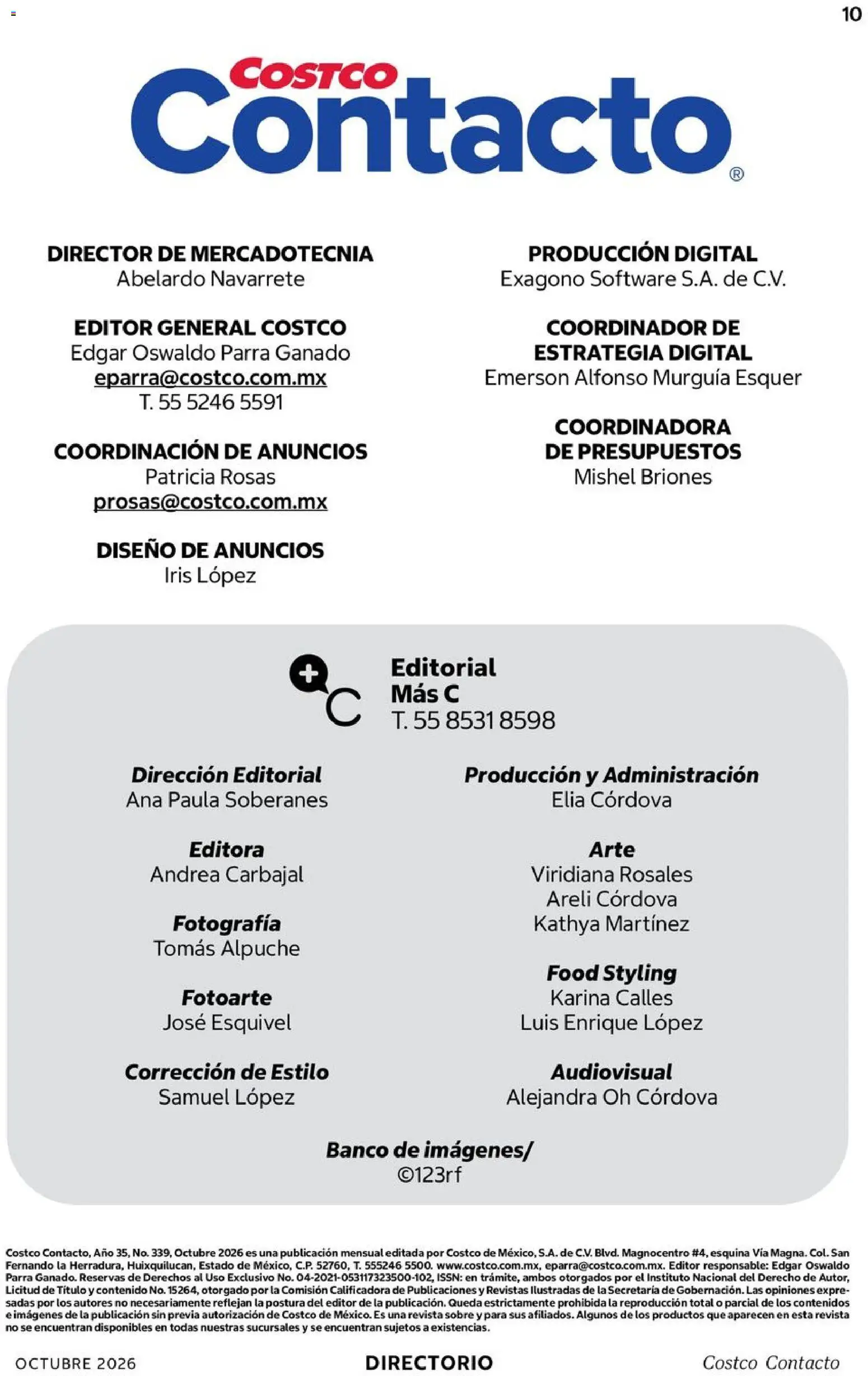 Vista previa las ofertas de la tienda Costco - Costco catálogo Octubre desde el 01/10/2026 