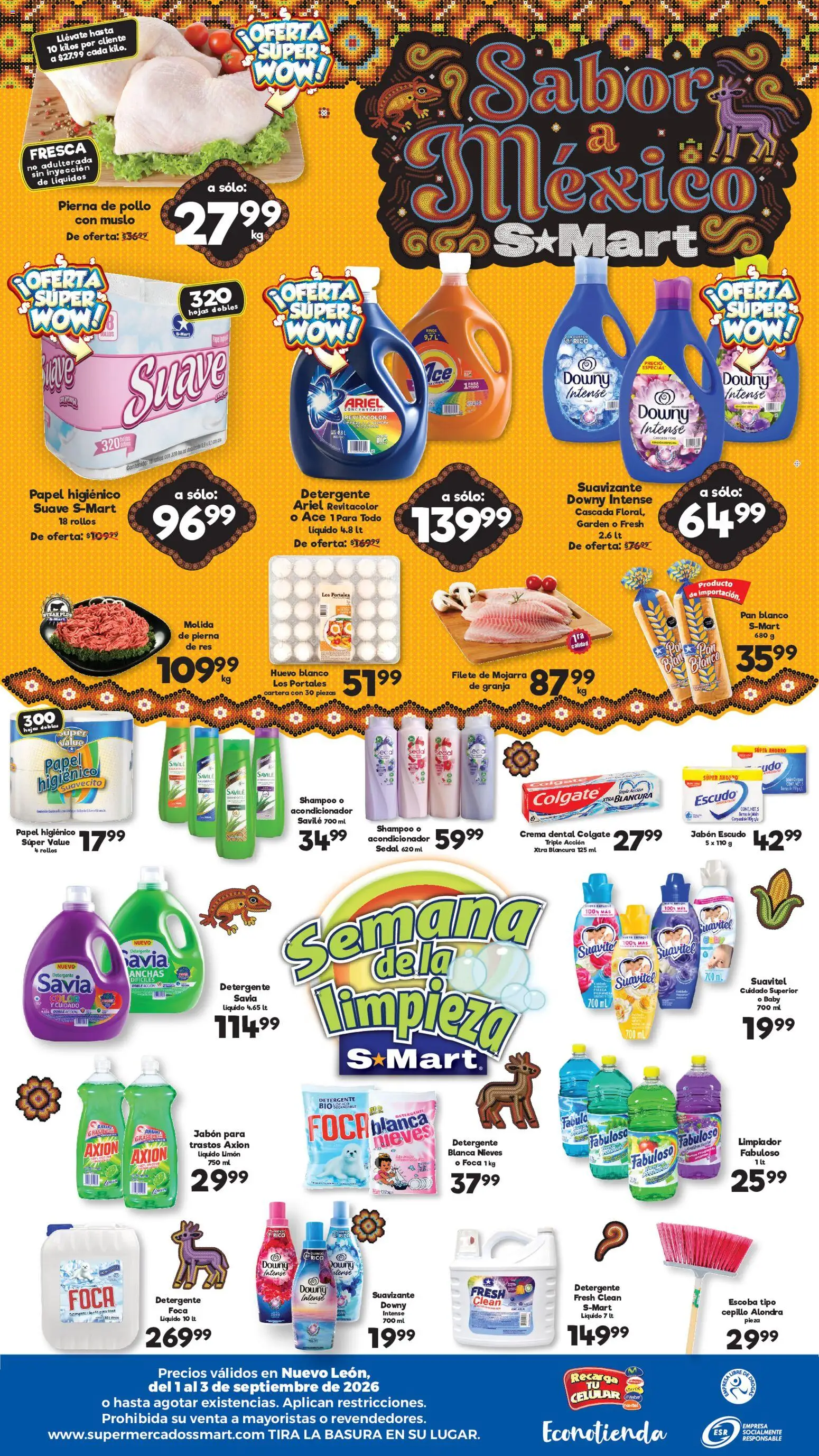 Vista previa las ofertas de la tienda S-Mart - S-Mart folleto Monterrey desde el 01/09/2026 