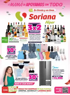 Vista previa las ofertas de la tienda Soriana - Soriana Apoyamos con todo Híper Nacional desde el 30/04/2026 