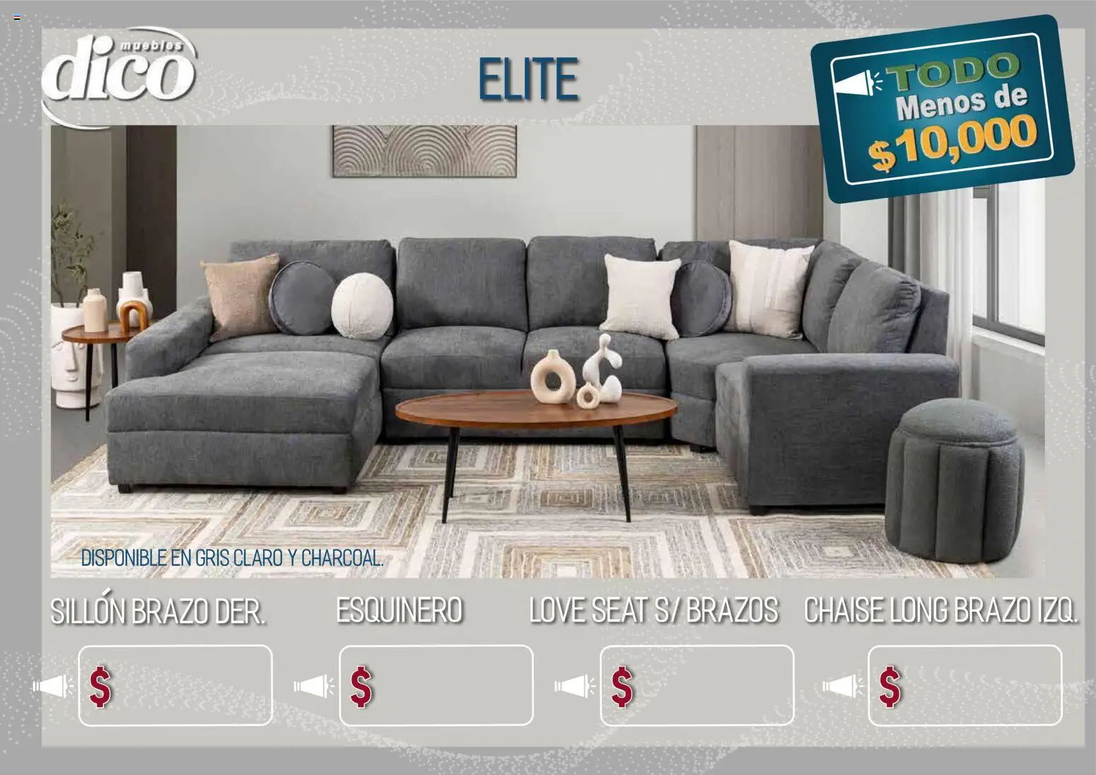 Vista previa las ofertas de la tienda Muebles Dico - Muebles Dico catálogo Todo menos de 10000 Pacifico desde el 09/04/2026 - Sillón