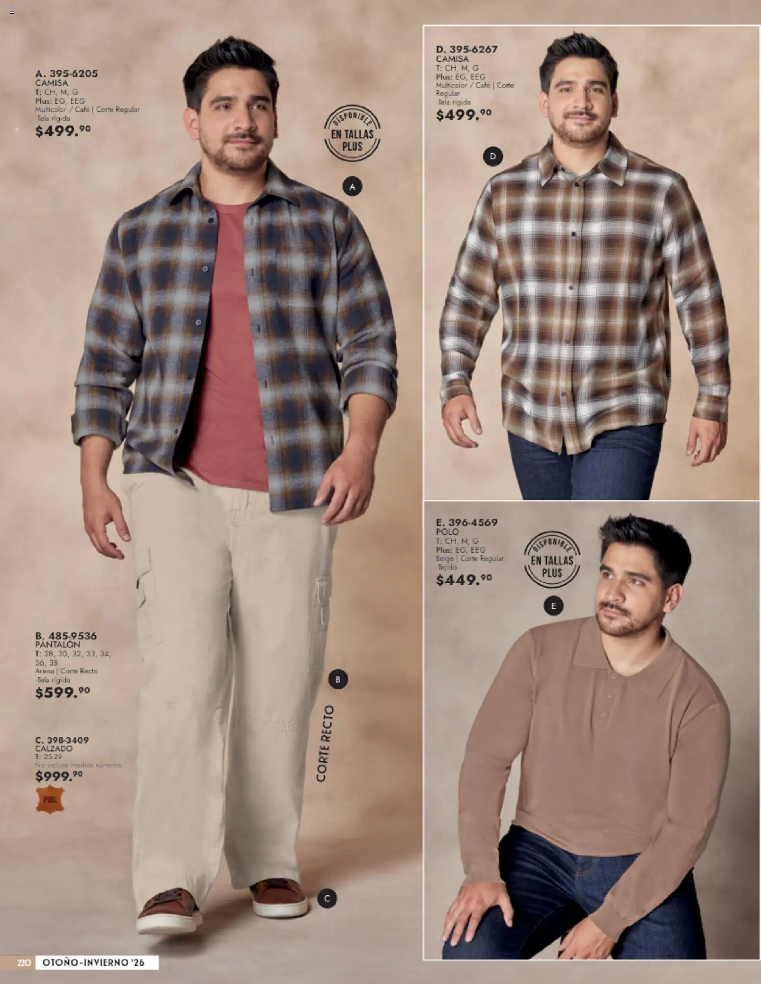 Vista previa las ofertas de la tienda Andrea - Andrea catálogo Vestir Caballero desde el 23/08/2026 