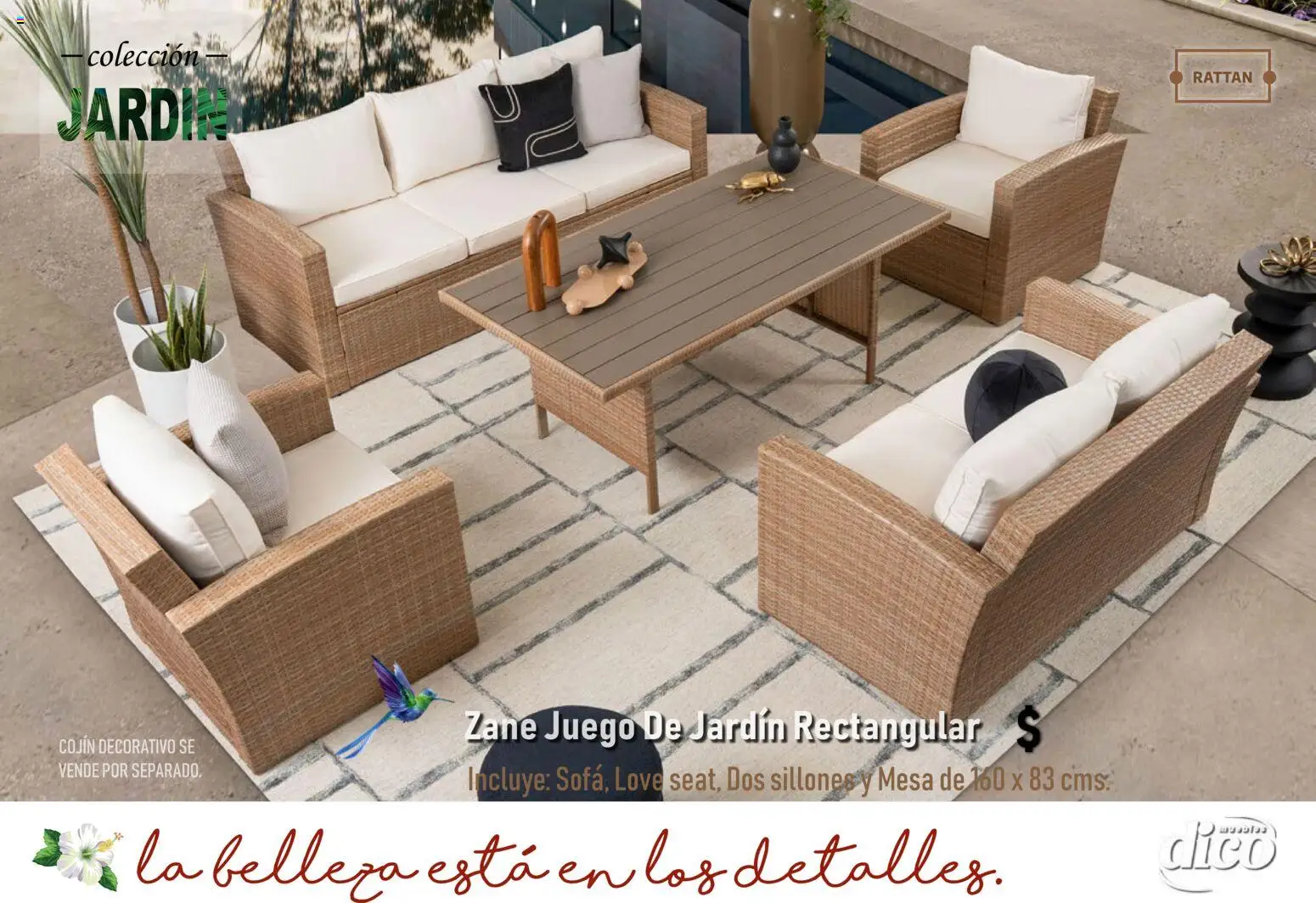 Vista previa las ofertas de la tienda Muebles Dico - Muebles Dico catálogo Coleccion Jardin desde el 14/04/2026 