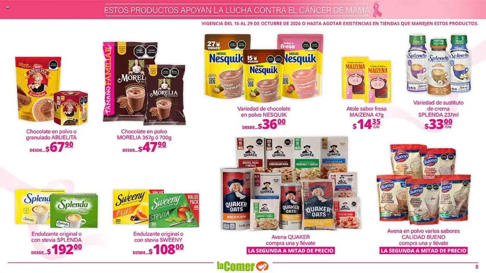 Vista previa las ofertas de la tienda La Comer - La Comer folleto es la tienda rosa desde el 16/10/2026 