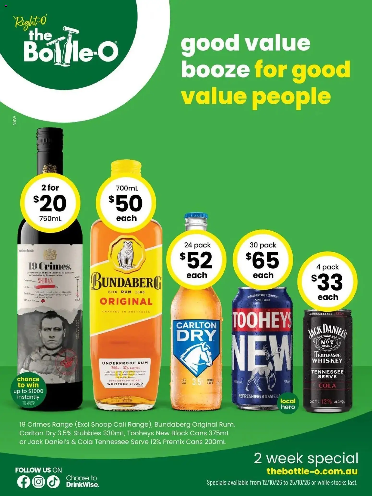 Preview of catalogue The Bottle-O catalogue Wentworth Point from shop The Bottle-O valid 12/10/2026