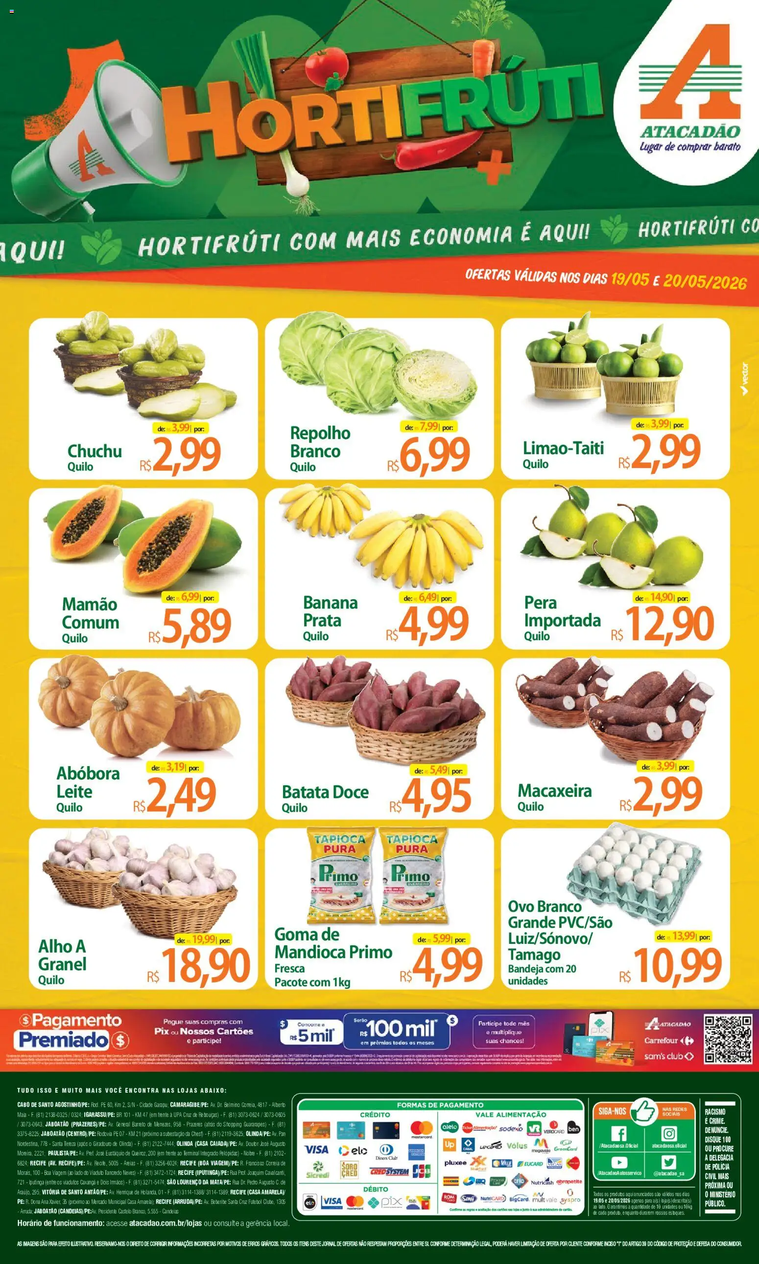 Pré-Visualização do folheto "Atacadão ofertas - PE" da loja Atacadão válido a partir de 19/05/2026