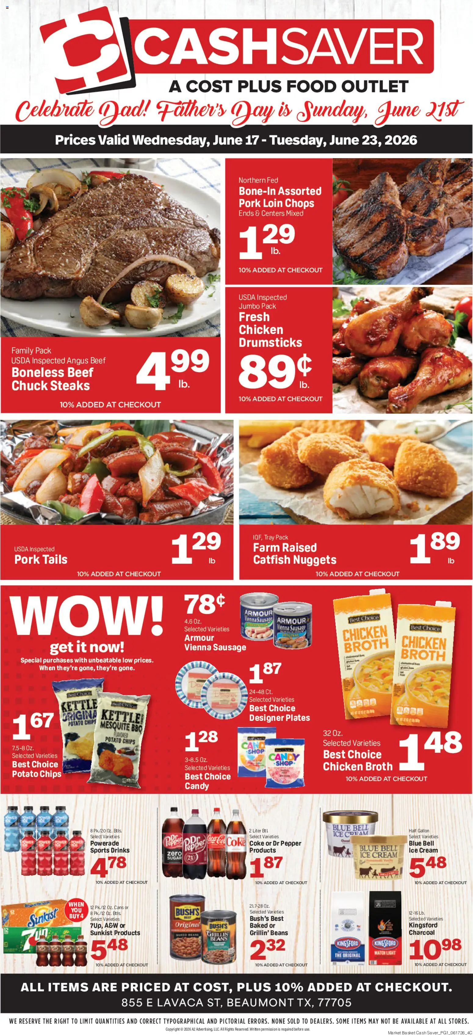 Ad Preview of Market Basket Market Basket Cash Saver from 06/17/2026