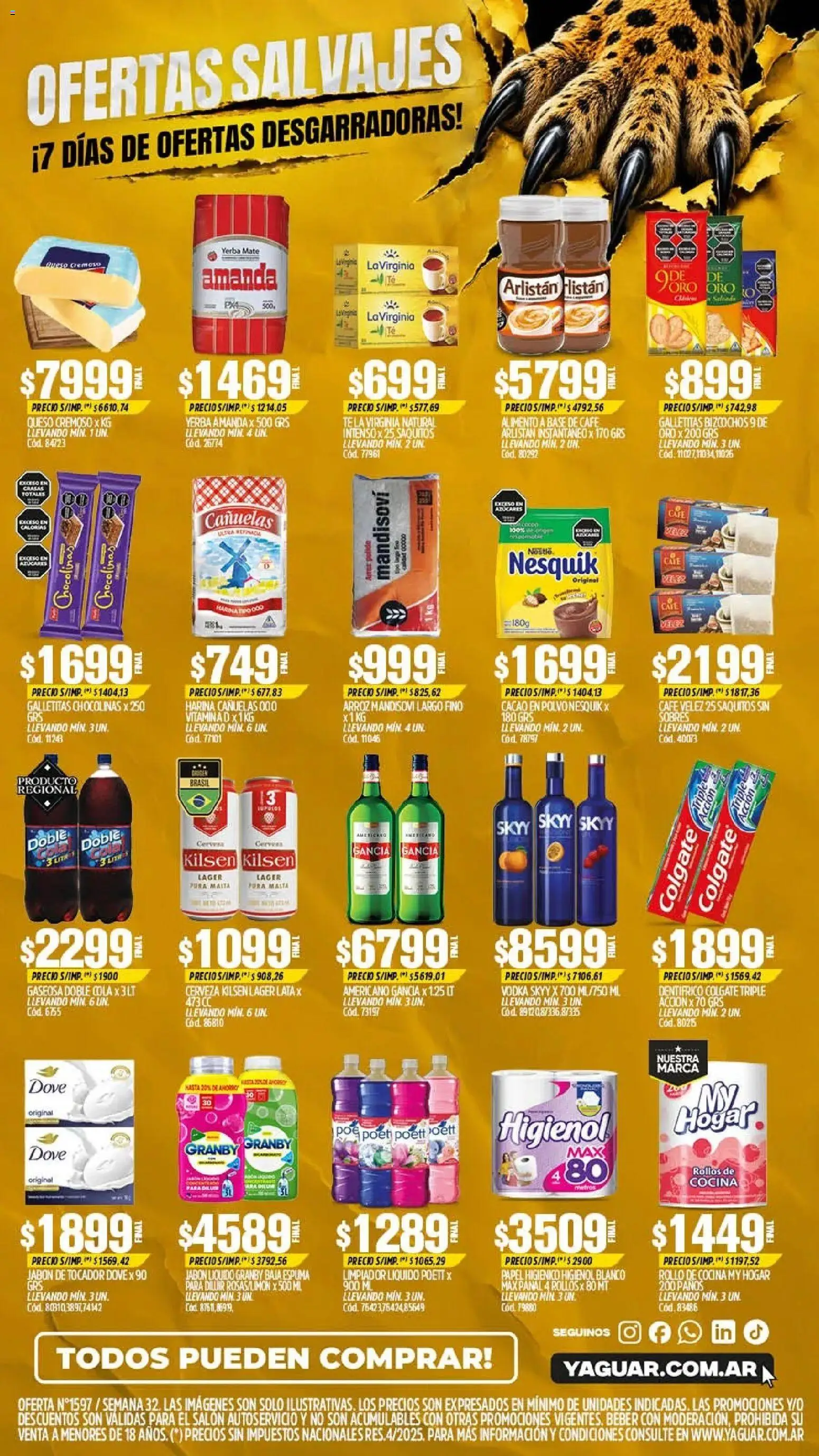 Vista previa del folleto de la tienda Yaguar válido desde el 03/08/2026 