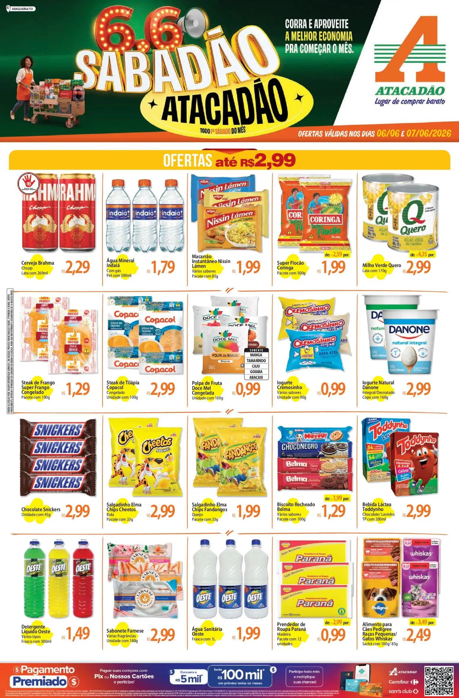 Pré-Visualização do folheto "Atacadão ofertas - TO" da loja Atacadão válido a partir de 06/06/2026