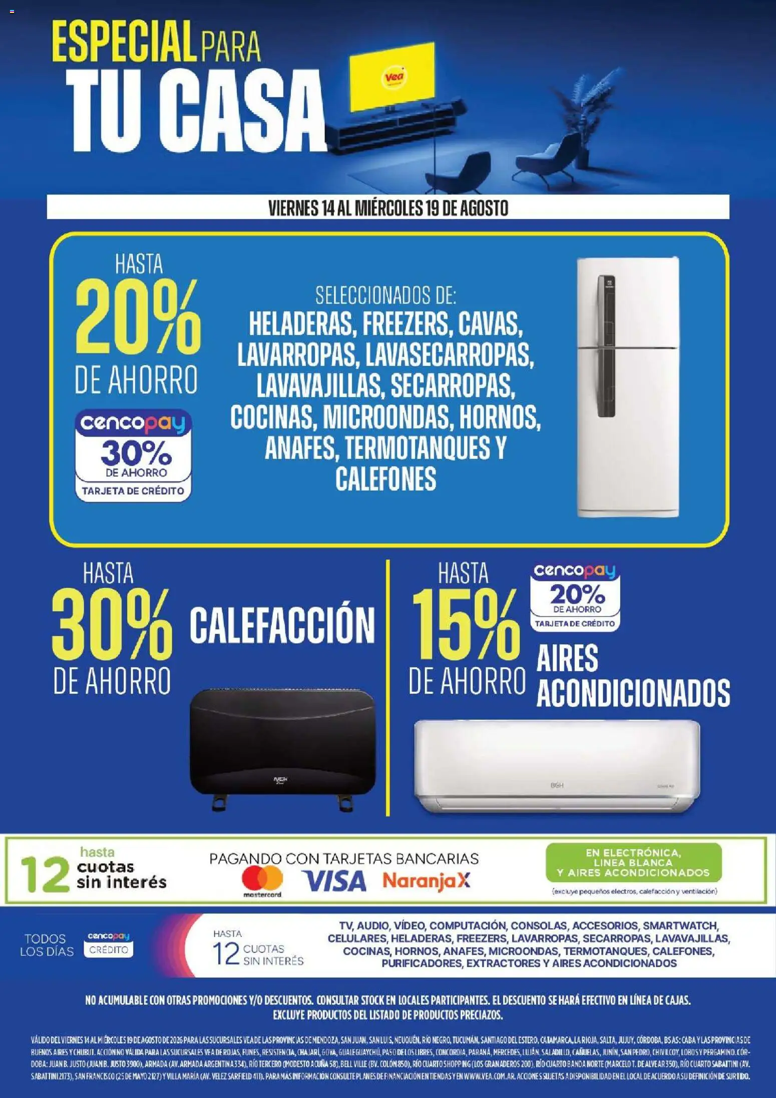 Vista previa del folleto de la tienda Vea válido desde el 14/08/2026 