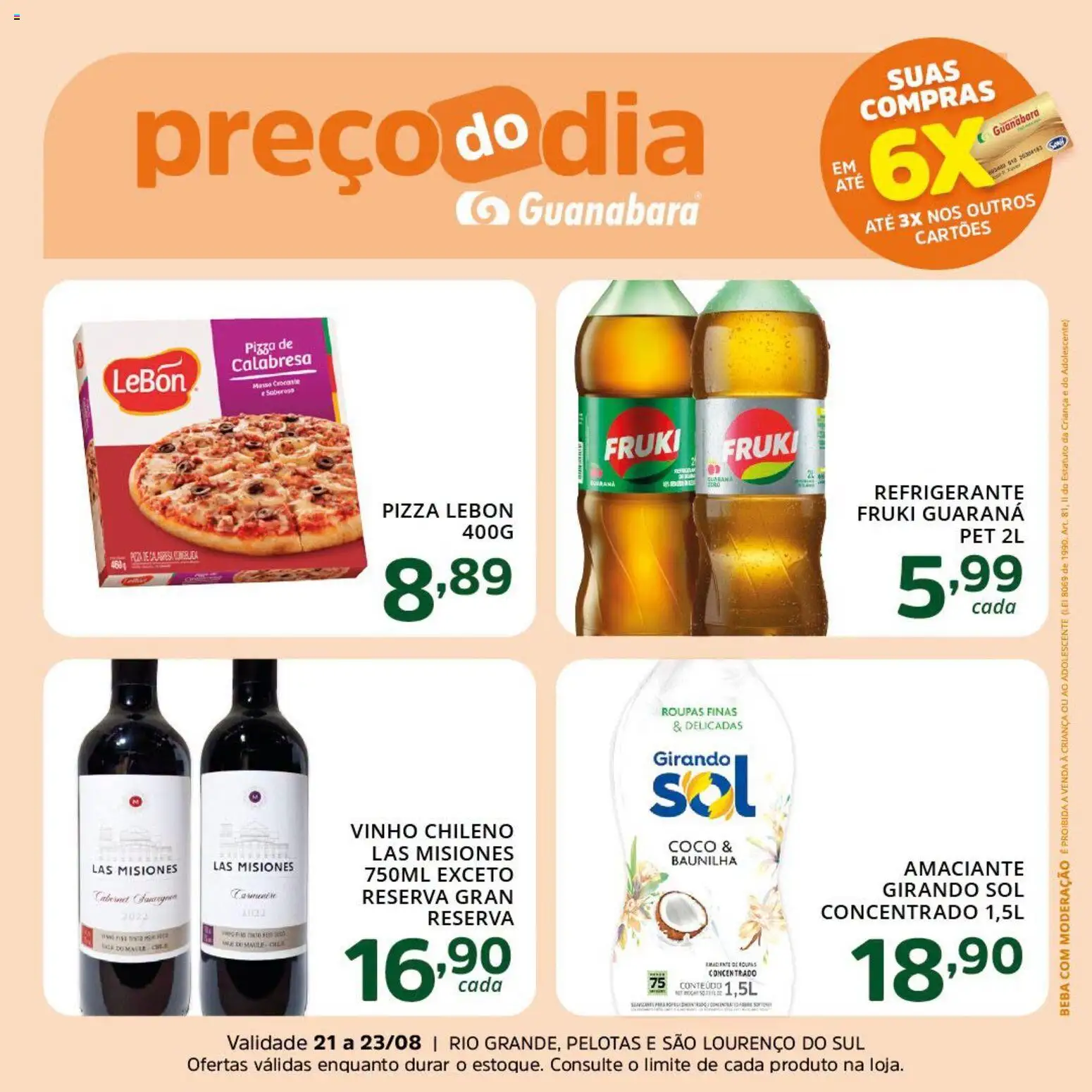 Ofertas Supermercado Guanabara até 23/08/2026. - Página 1