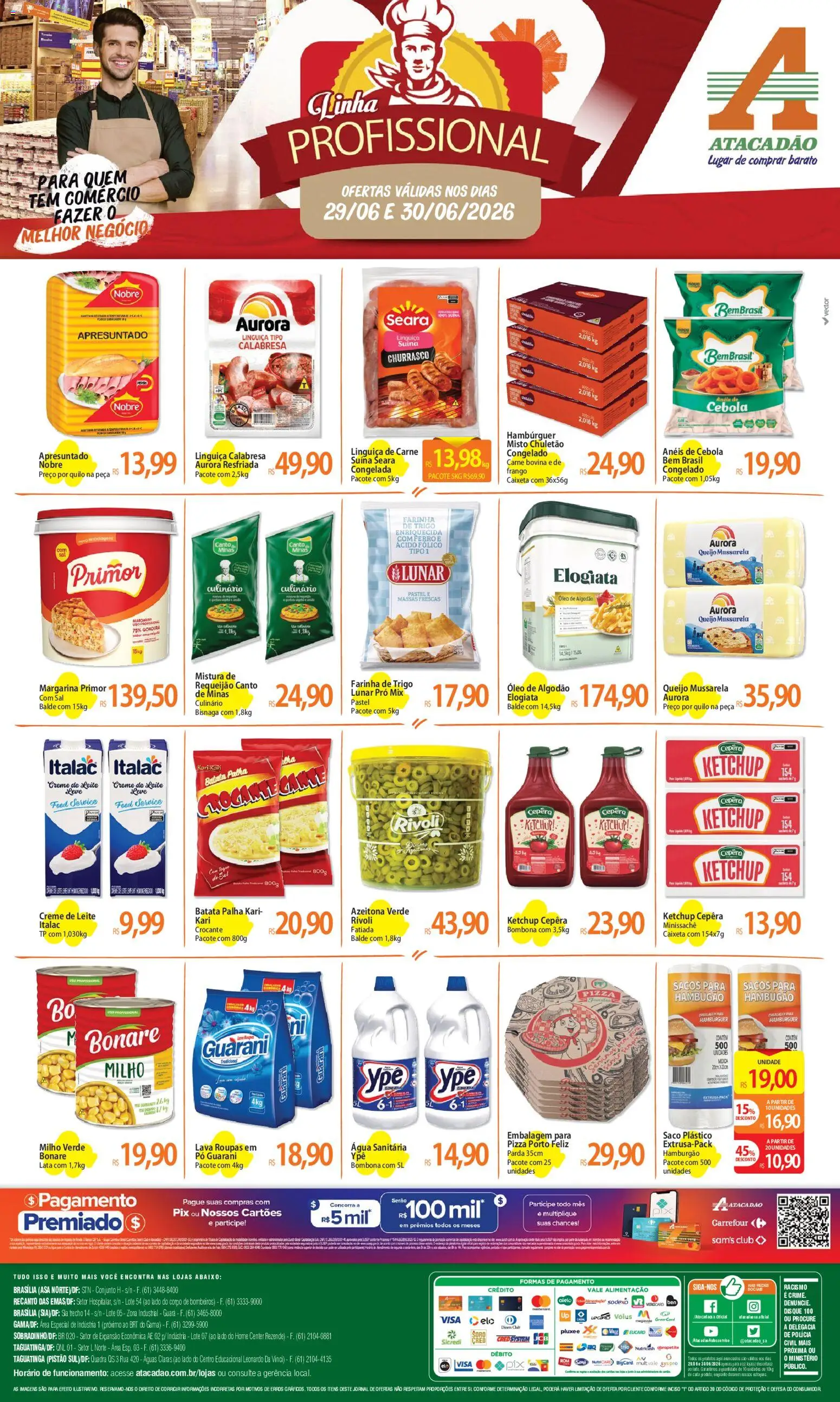 Pré-Visualização do folheto "Atacadão ofertas - DF" da loja Atacadão válido a partir de 29/06/2026