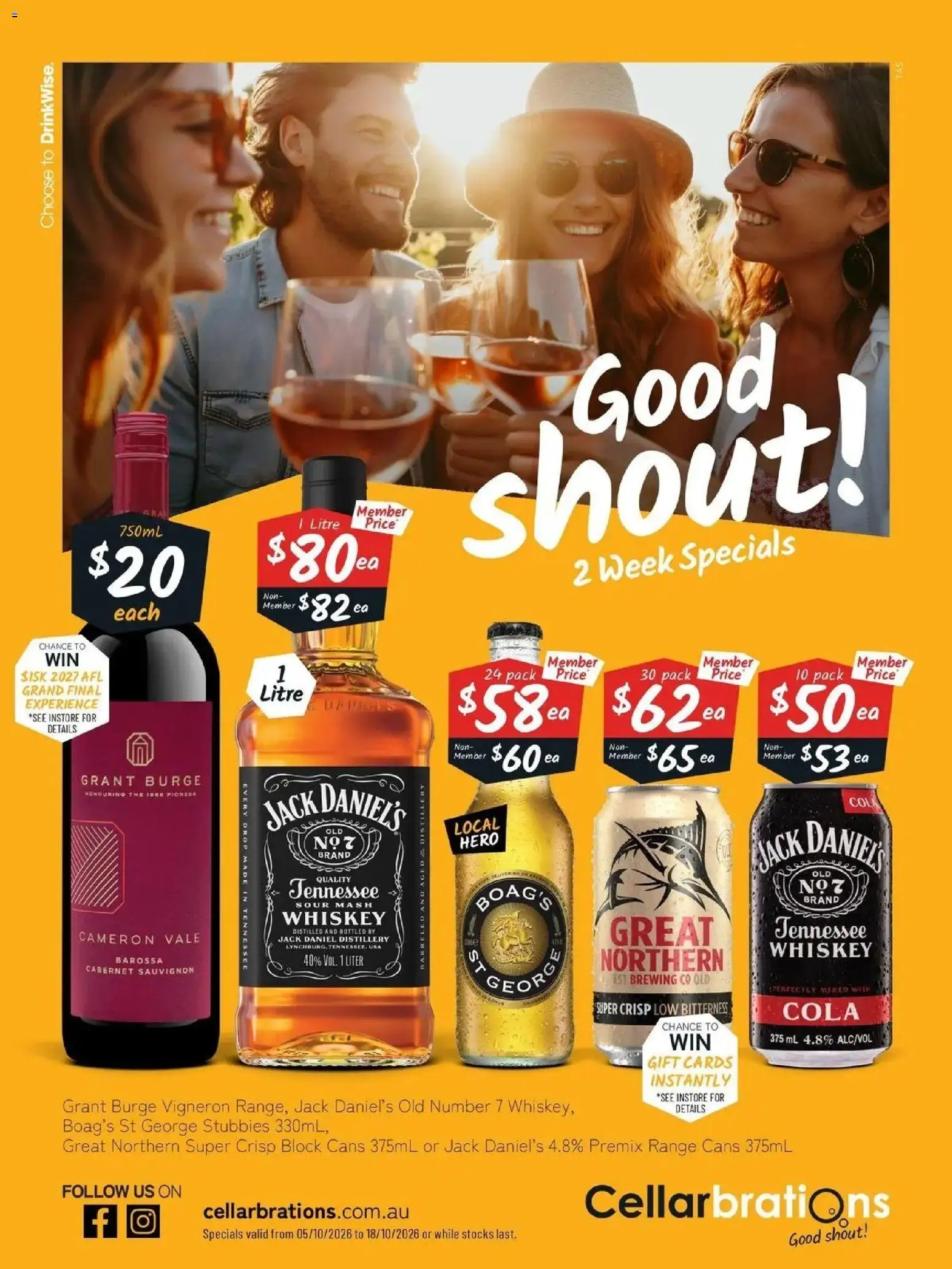Preview of catalogue Cellarbrations catalogue Swansea from shop Cellarbrations valid 05/10/2026